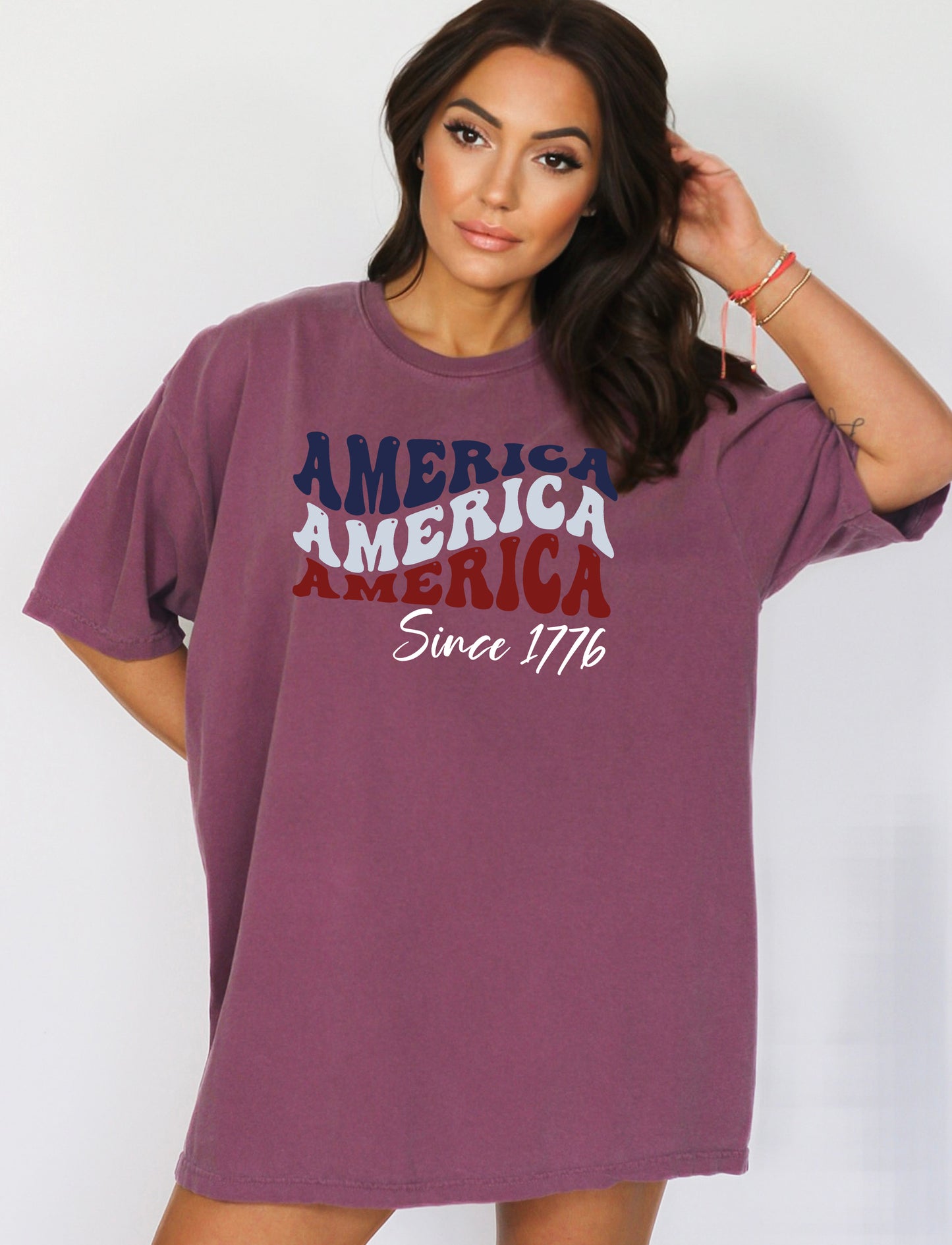 America 1776 Shirt, Independence Day Shirt, Comfort Colors T-Shirts-newamarketing