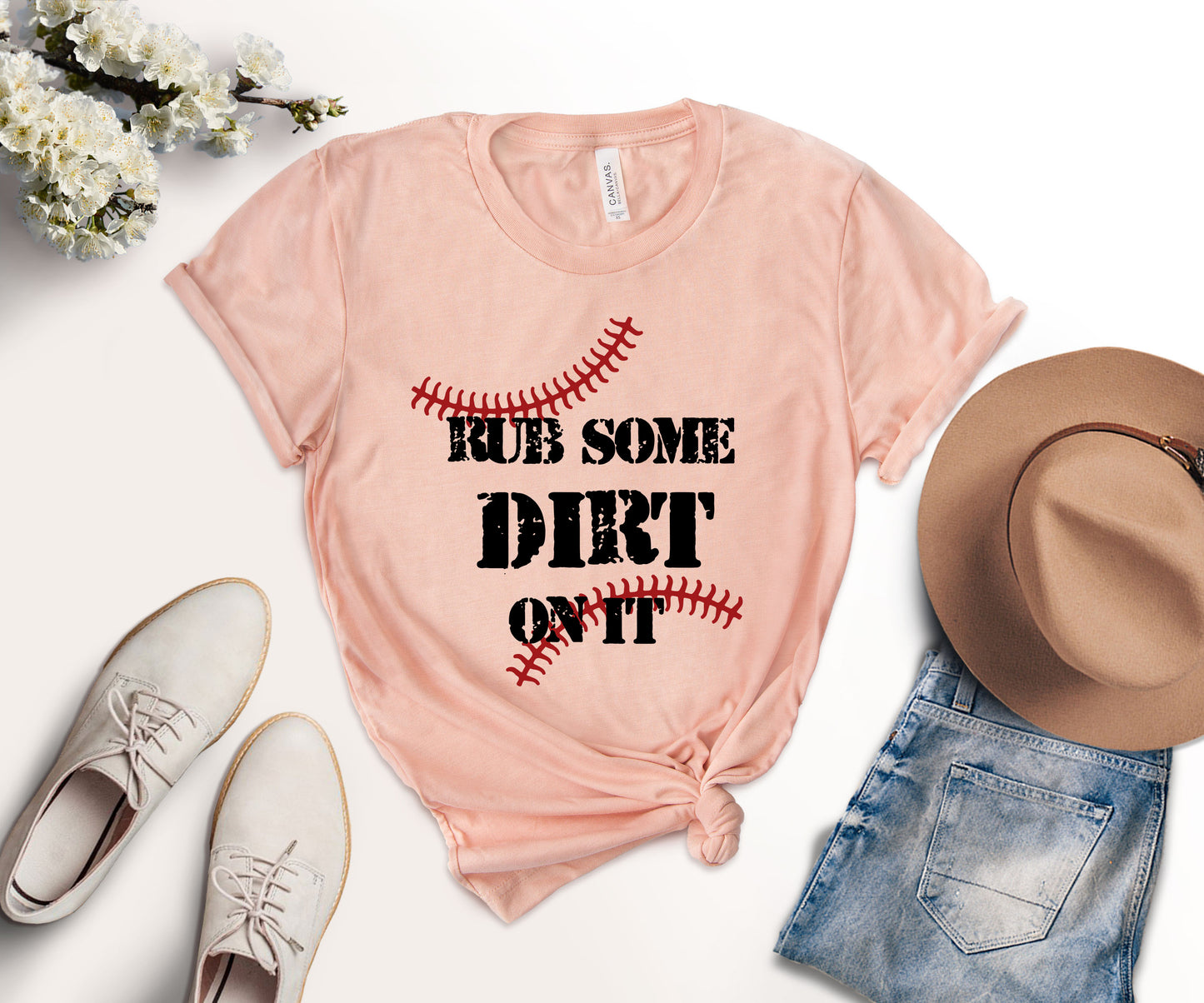 Rub Some Dirt On It Baseball Shirt, Baseball Shirt, Softball Fan Shirt-newamarketig