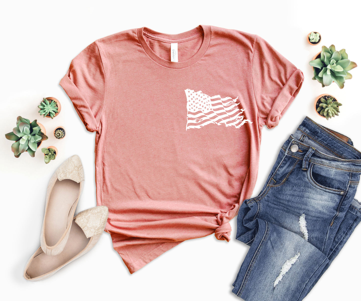 American Flag Shirt, Patriotic American Flag T-shirt, Usa Made American Flag Shirt-newamarketing