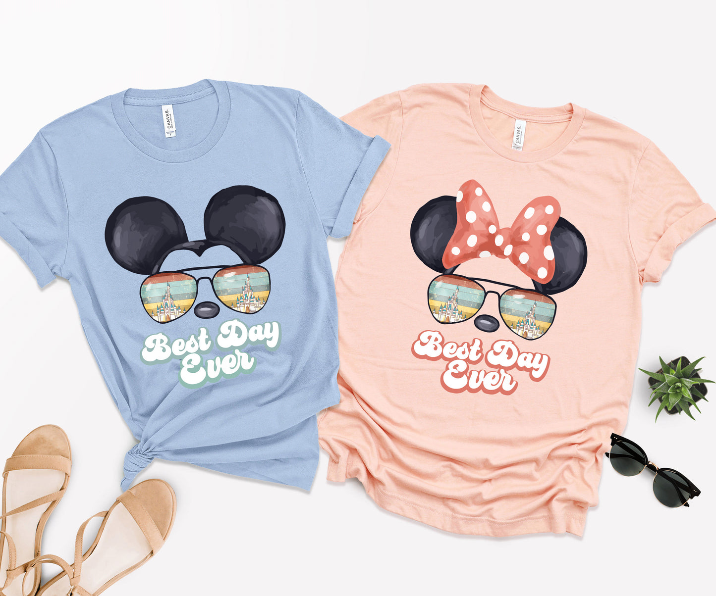 Best Day Ever Disney Family Shirts, Matching Mickey and Minnie Shirts-newamarketing