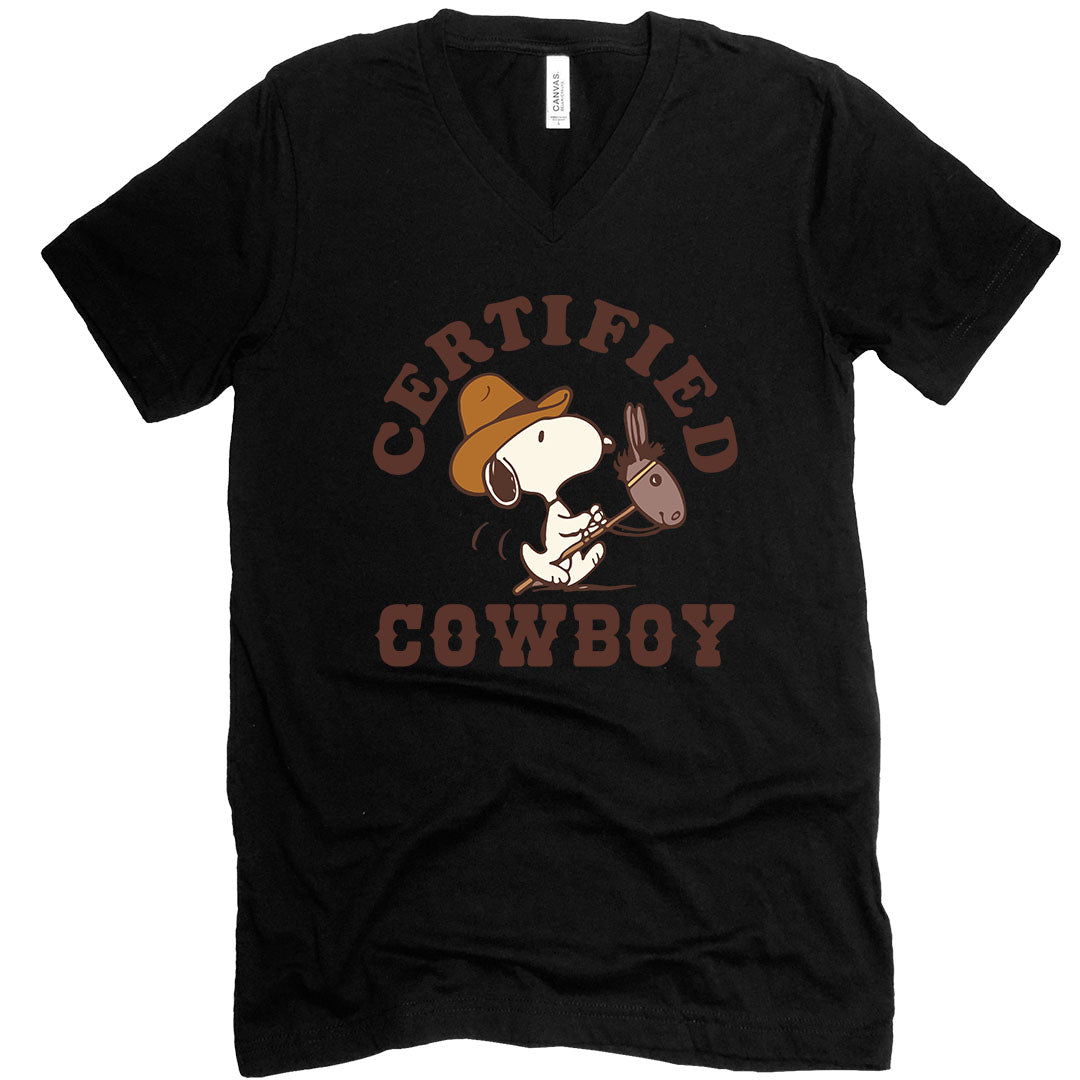 Snoopy Cowboy Shirt, T-Shirt Cowboy, Certified Shirt-newamarketing