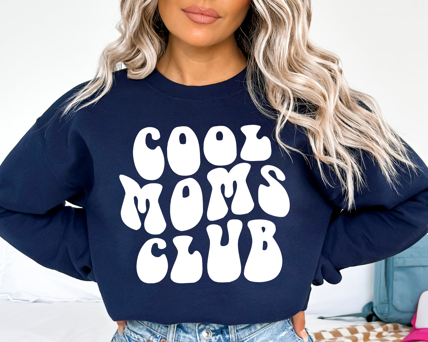 Cool Moms Club Sweatshirt, Cool Mom Hoodie, Pregnancy Ugly Sweater-newamarketing