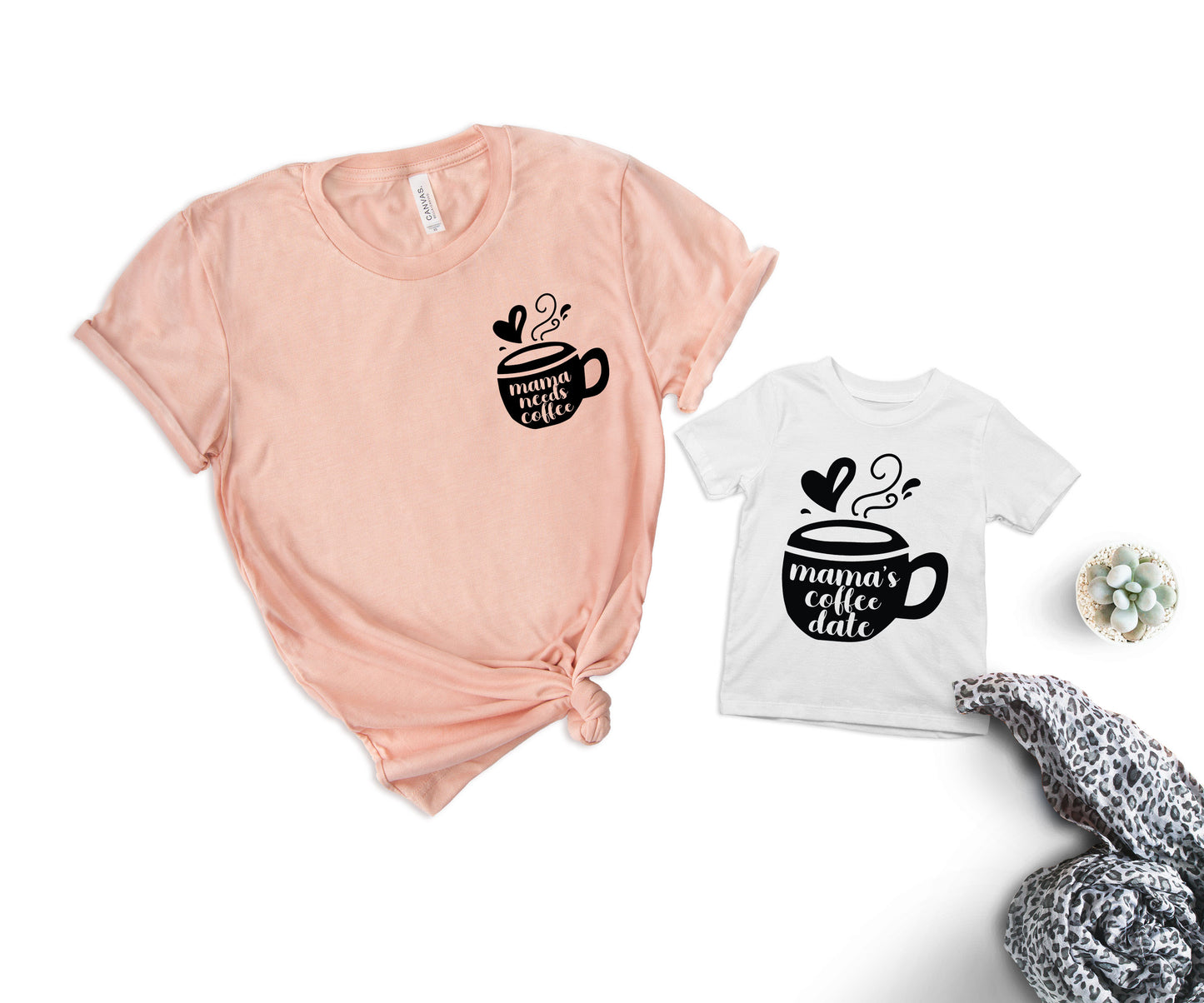 Mama Needs Coffee Shirt, Cute Coffee Shirt, Mommy And Me T-Shirt-newamarketing