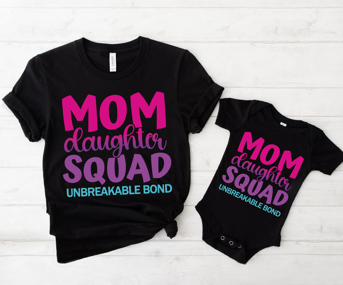 Mom Daughter Squad Shirts, A Mother and Daughter Bond Shirts, Mom Squad Shirts-newamarketing