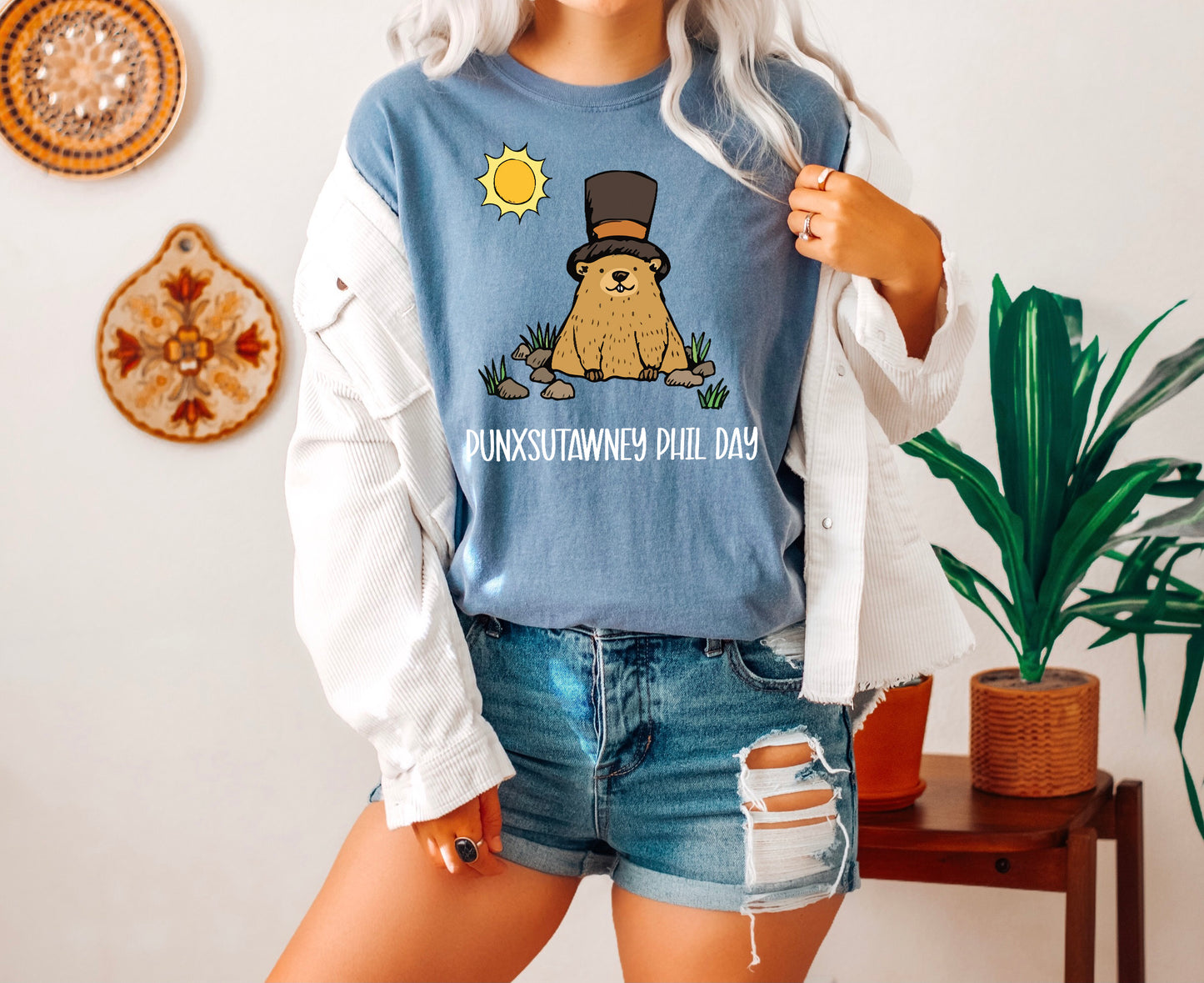 Comfort Color T-Shirts, Punxsutawney Phil Shirt, Groundhog Day Shirts-newamarketing
