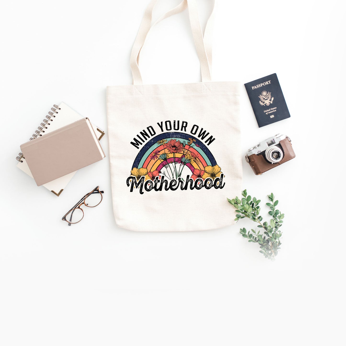 Mind Your Own Motherhood Tote Bag, Mom Life Tote Bag, Motherhood Bag-newamarketing