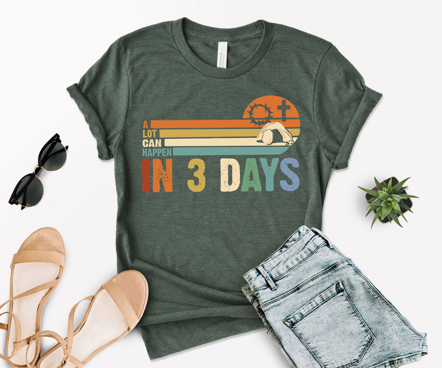 A Lot Can Happen In 3 Days Shirt, Happy Easter Shirt, In 3 Days Shirt-newamarketing