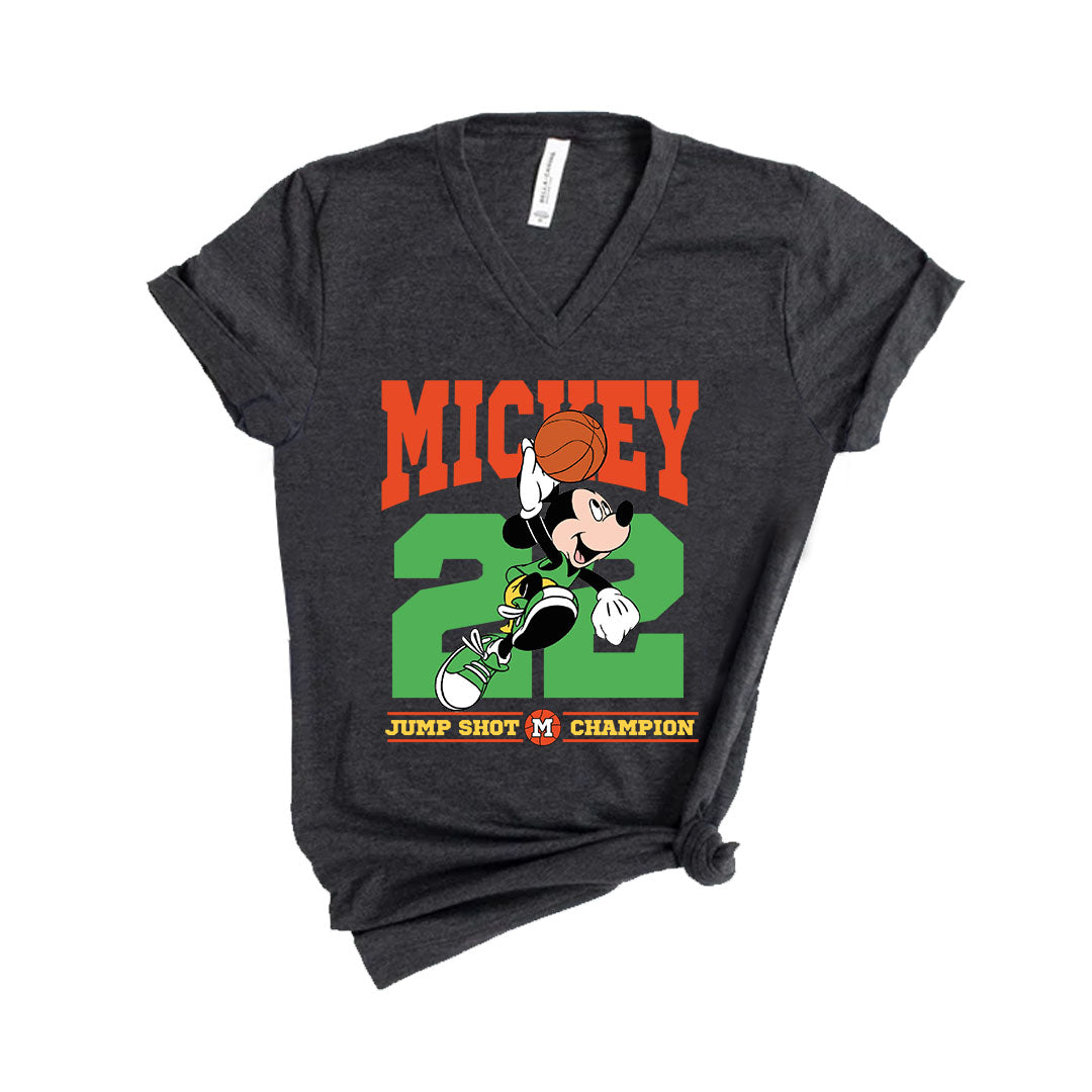 Disney Custom Shirts, Custom Mickey Mouse Shirts, Mickey Basketball Shirt-newamarketing