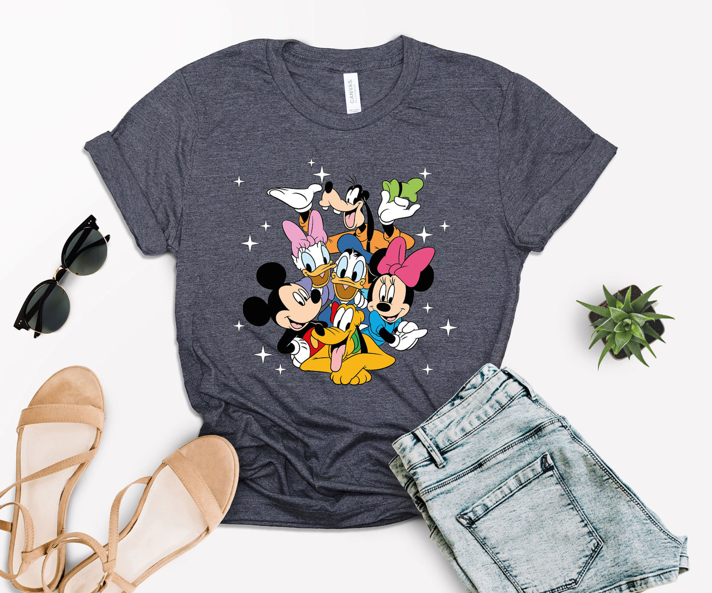 Vintage Mickey Shirt, Disneyland Mickey Shirt, Disney Characters Shirt-newamarketing