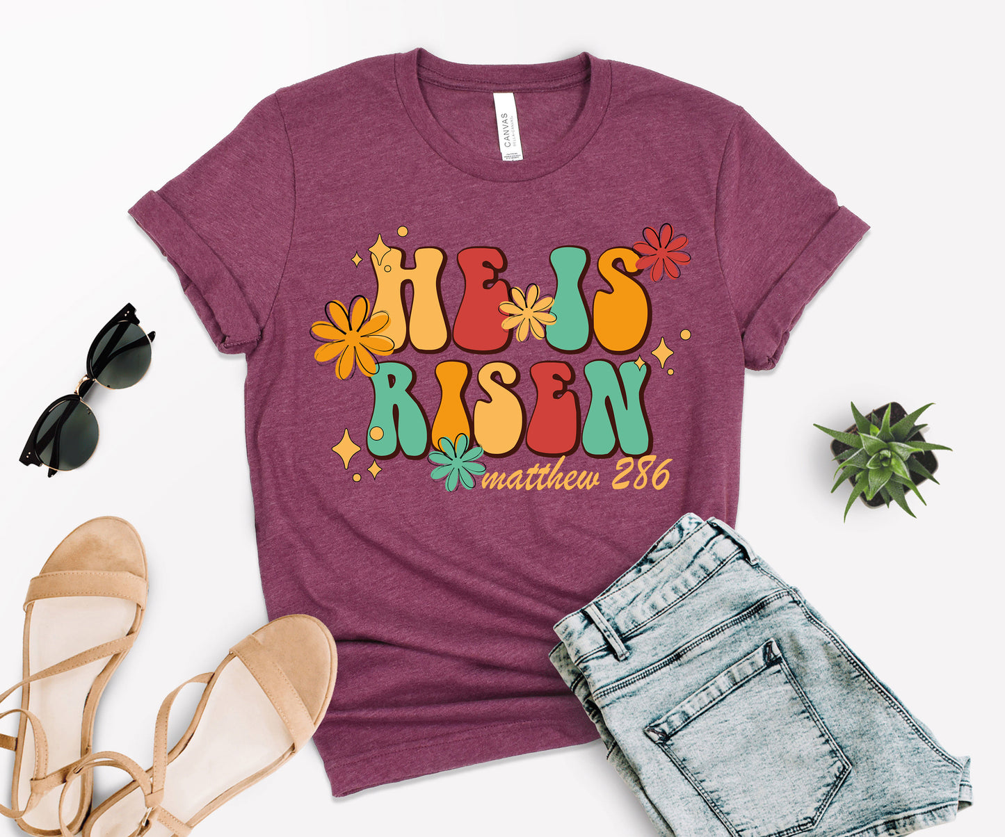 He Is Risen Easter Shirt, Easter Shirt, Jesus Shirt, Easter Gift-newamarketing