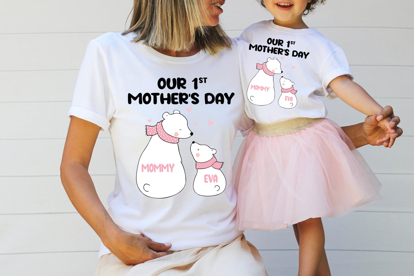 Our 1st Mother's Day Shirt, Custom Mom Matching Shirts, First Mothers Day Shirt-newamarketing