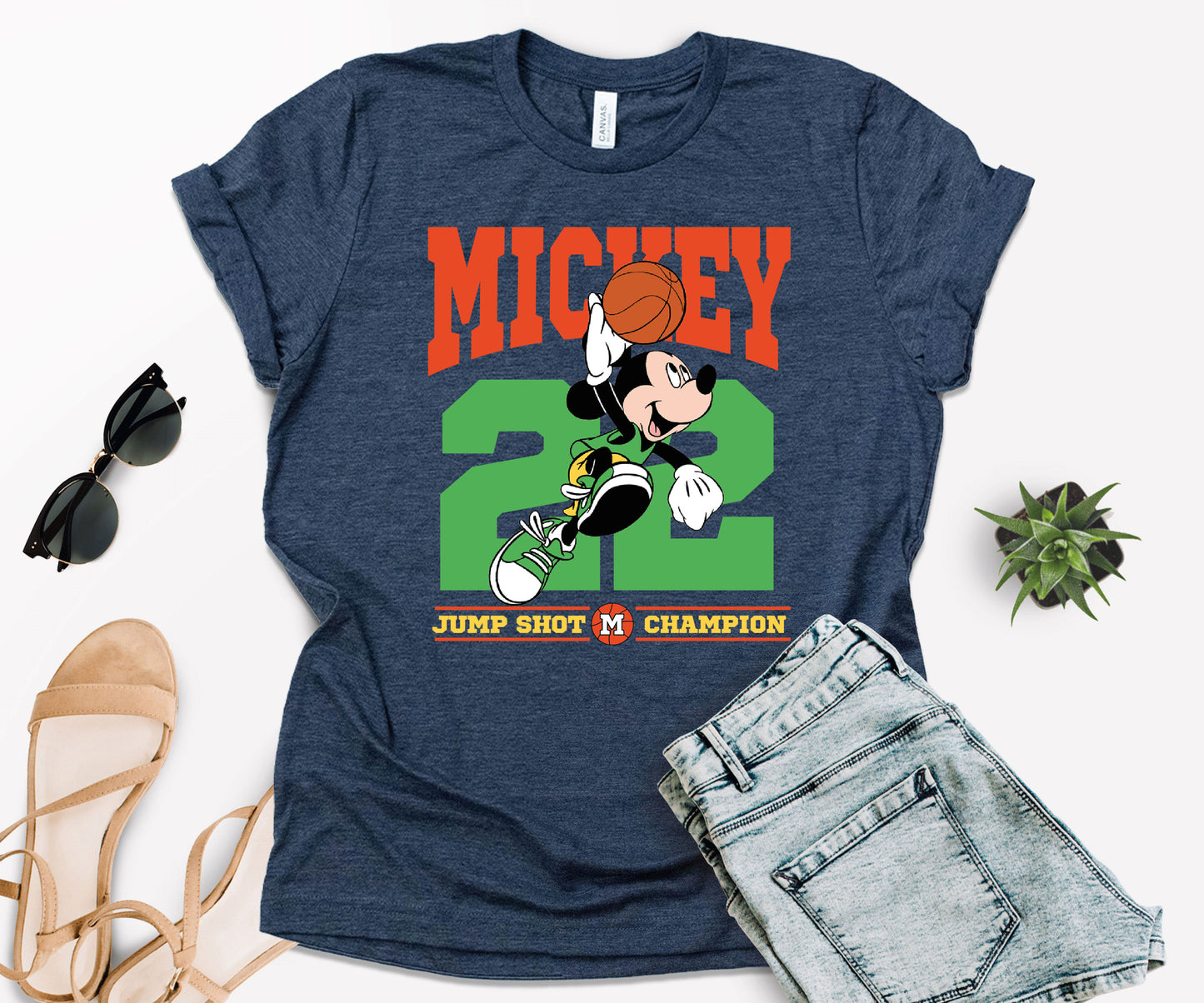 Disney Custom Shirts, Custom Mickey Mouse Shirts, Mickey Basketball Shirt-newamarketing