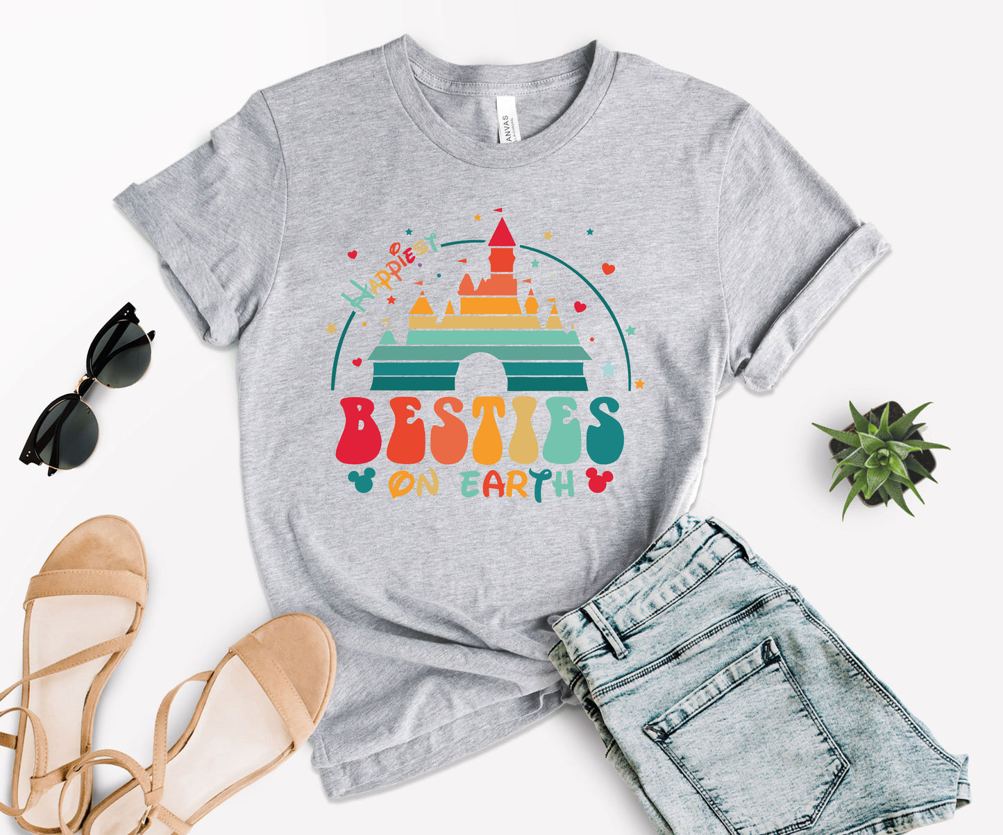 Happiest Besties on Earth Shirt, Happiest Tee on Earth, Besties Shirt-newamarketing