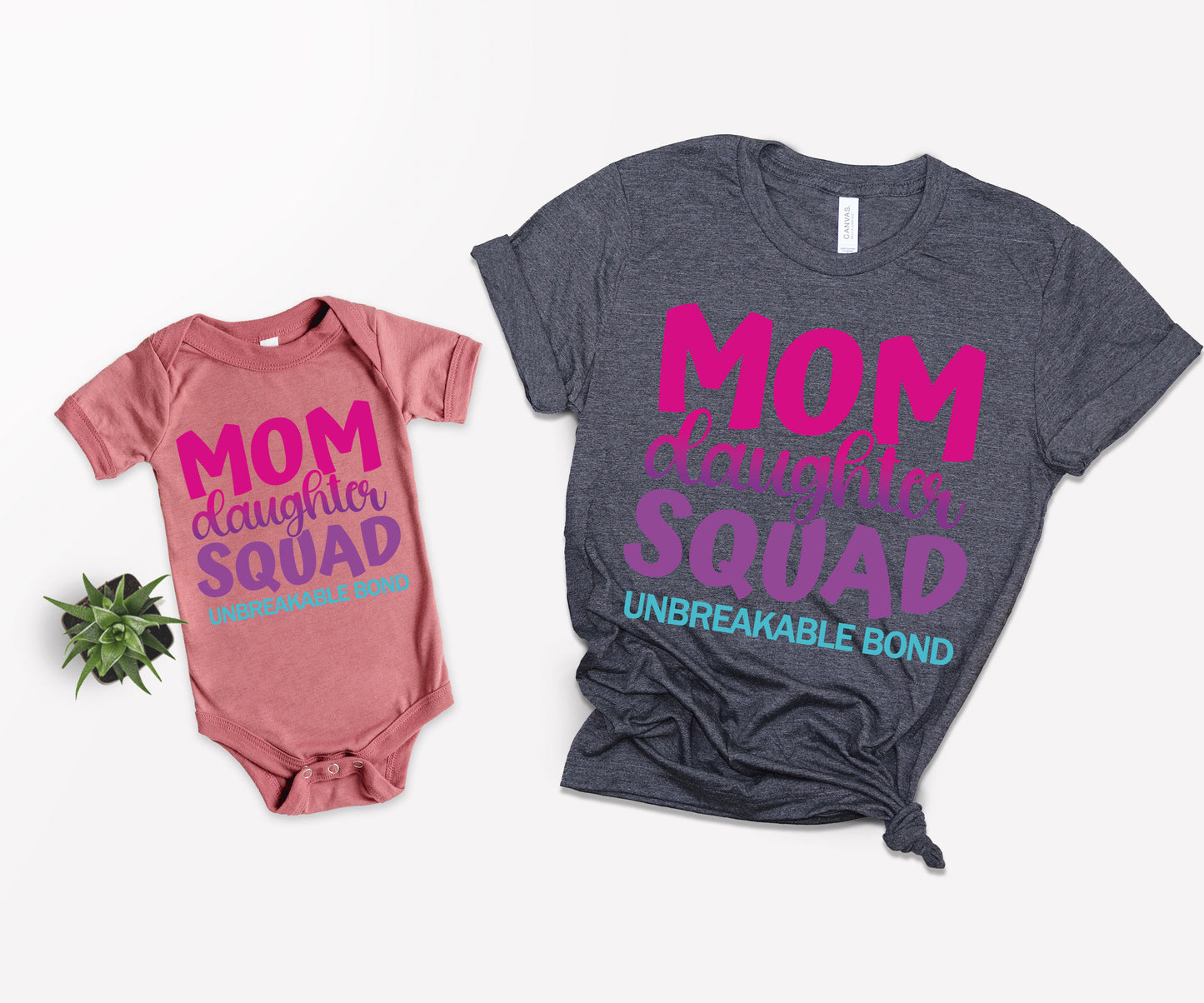 Mom Daughter Squad Shirts, A Mother and Daughter Bond Shirts, Mom Squad Shirts-newamarketing