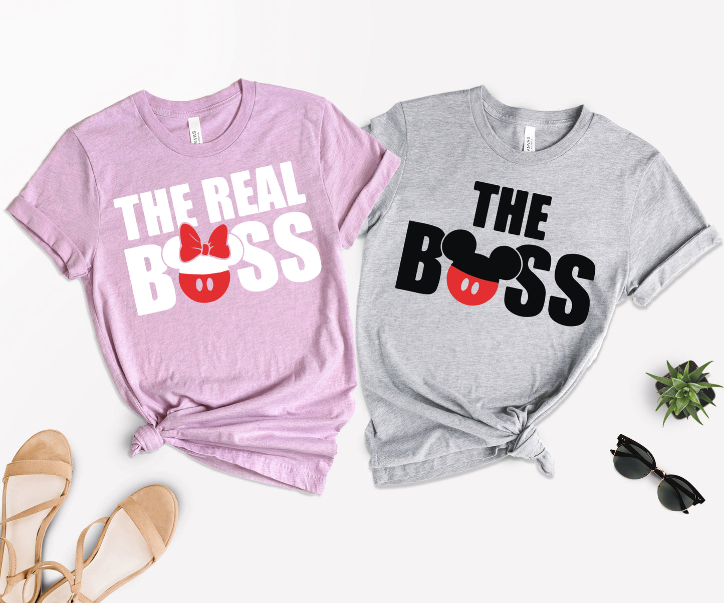 The Boss Shirt, Couple Disney Shirts, The Real Boss T-Shirt-newamarketing
