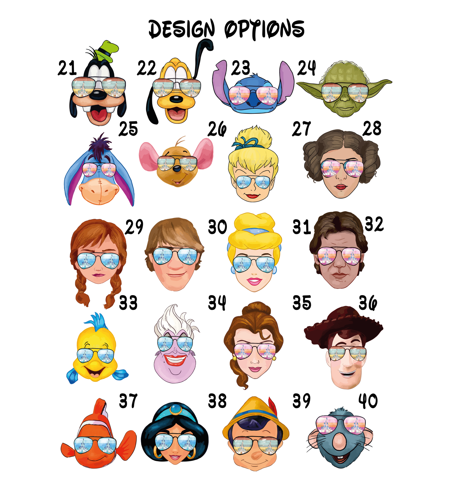 Disney Matching Shirts, Disney Characters Shirts, Family Disney Shirts-newamarketing