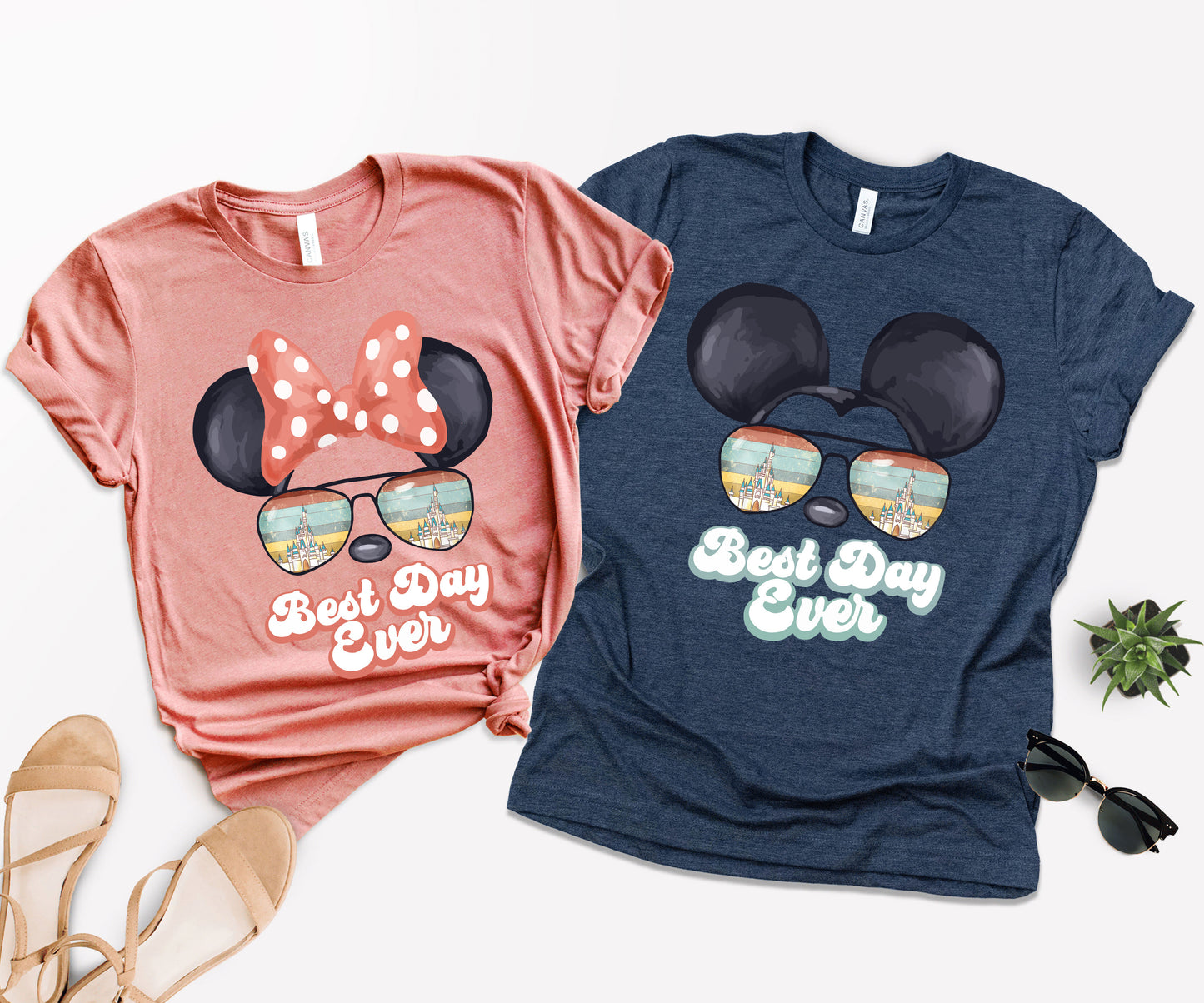 Best Day Ever Disney Family Shirts, Matching Mickey and Minnie Shirts-newamarketing
