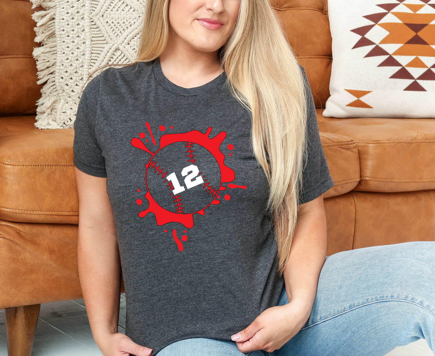 Personalized Baseball Mom Shirt, Baseball Numbers Shirt, Baseball Mom Shirt-newamarketing