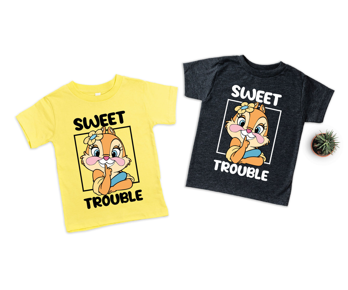 Sweet Trouble Shirts, Double Trouble Shirts, Disney Chip And Dale Shirts-newamarketing