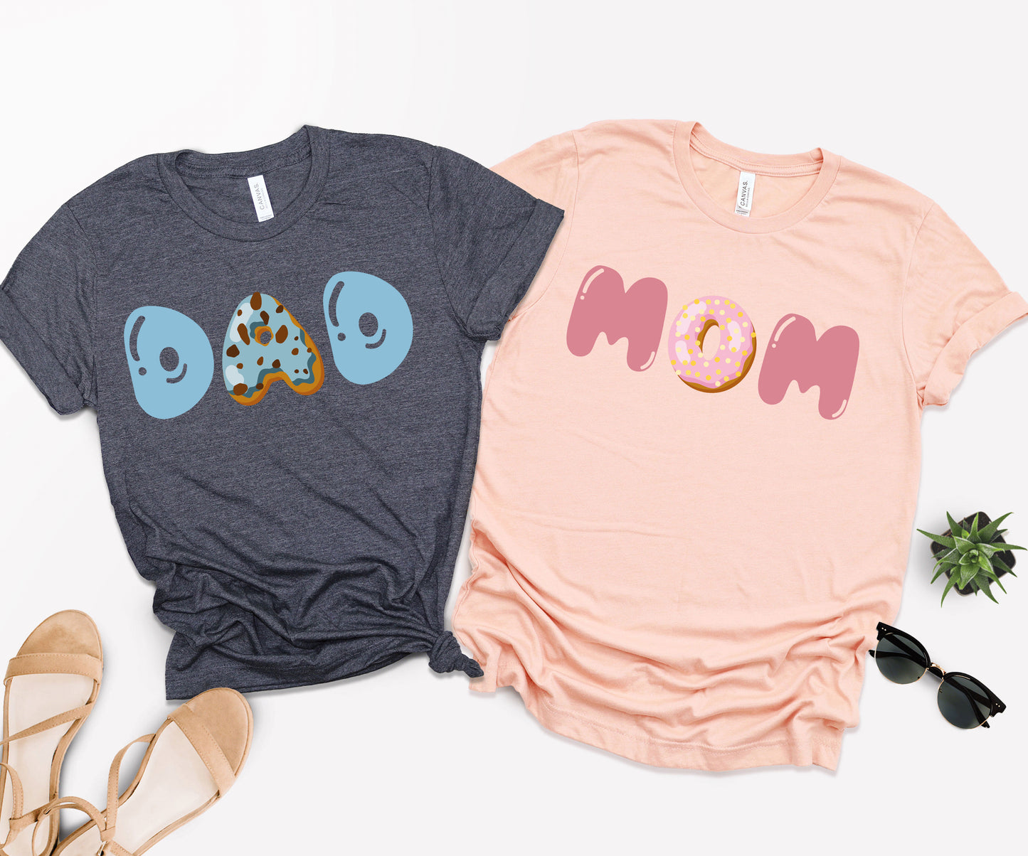 Mom and Dad Shirt, Donut Shirt, Funny Donut Shirts-newamarketing
