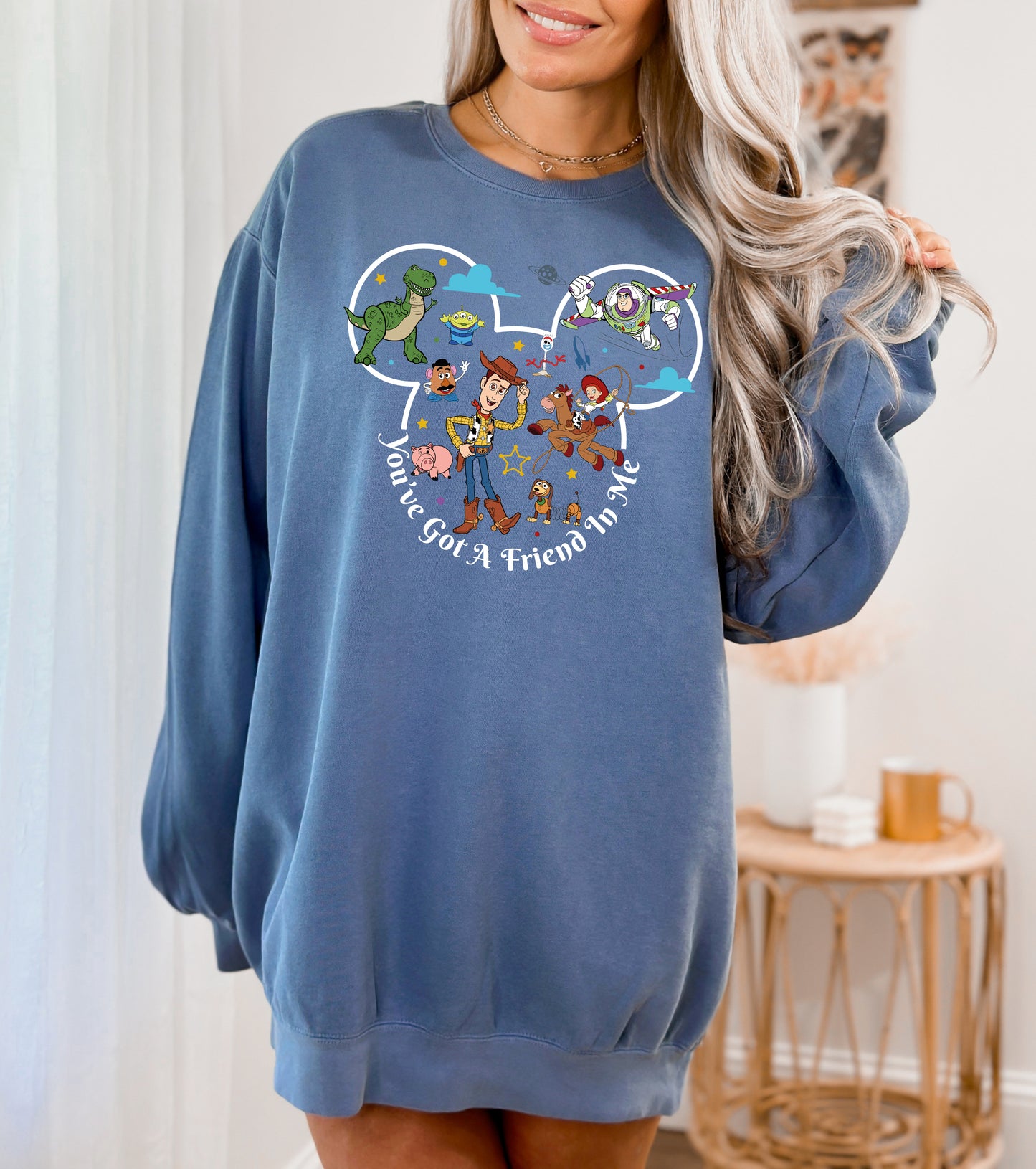 Comfort Color Sweatshirt, Toy Story Sweatshirt, Disney Store Sweatshirt-newamarketing