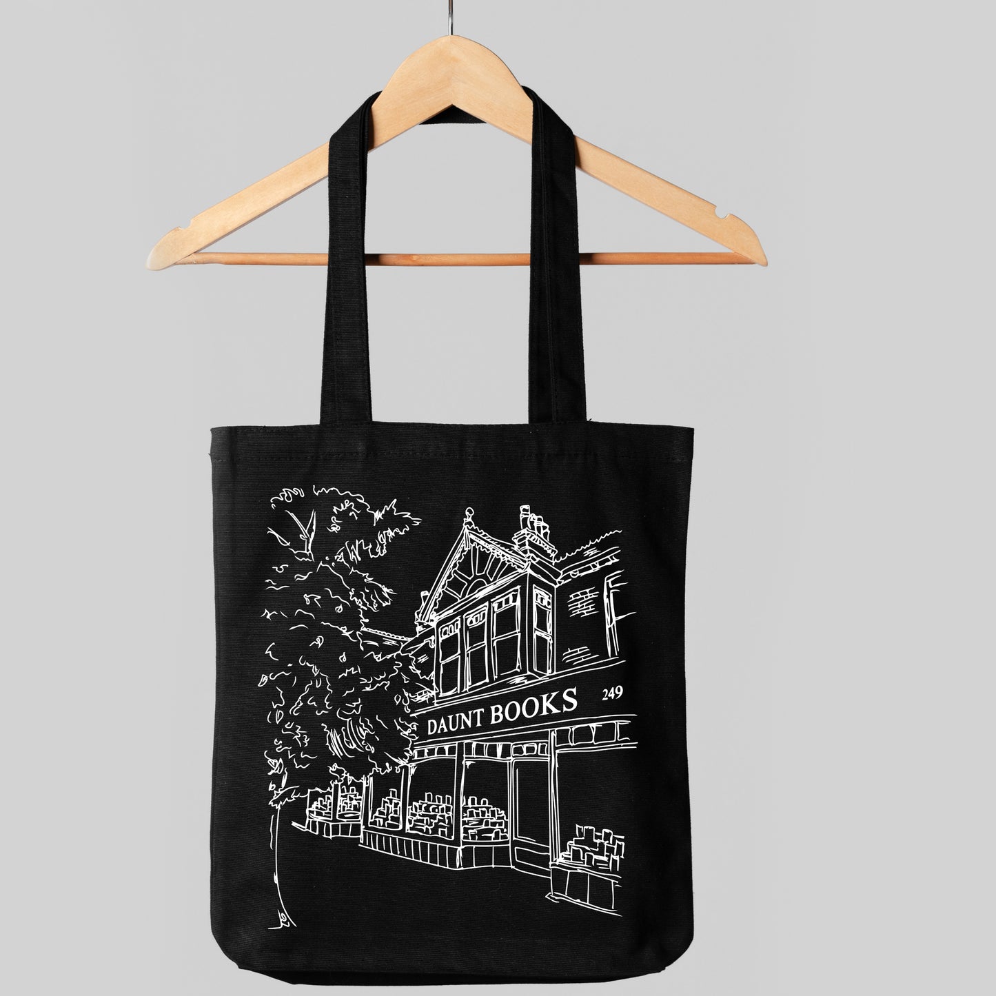 Books Tote Bag, Daunt Books Tote Bag, Tote Bags for Book Lovers-newamarketing
