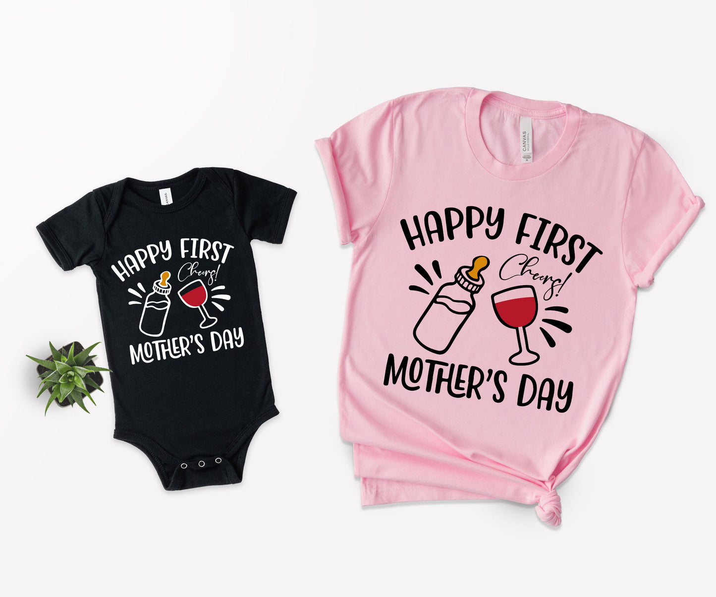 Happy First Mother's Day Shirts, Matching Mommy and Me Shirts, Mommy and Me Outfits-newamarketing