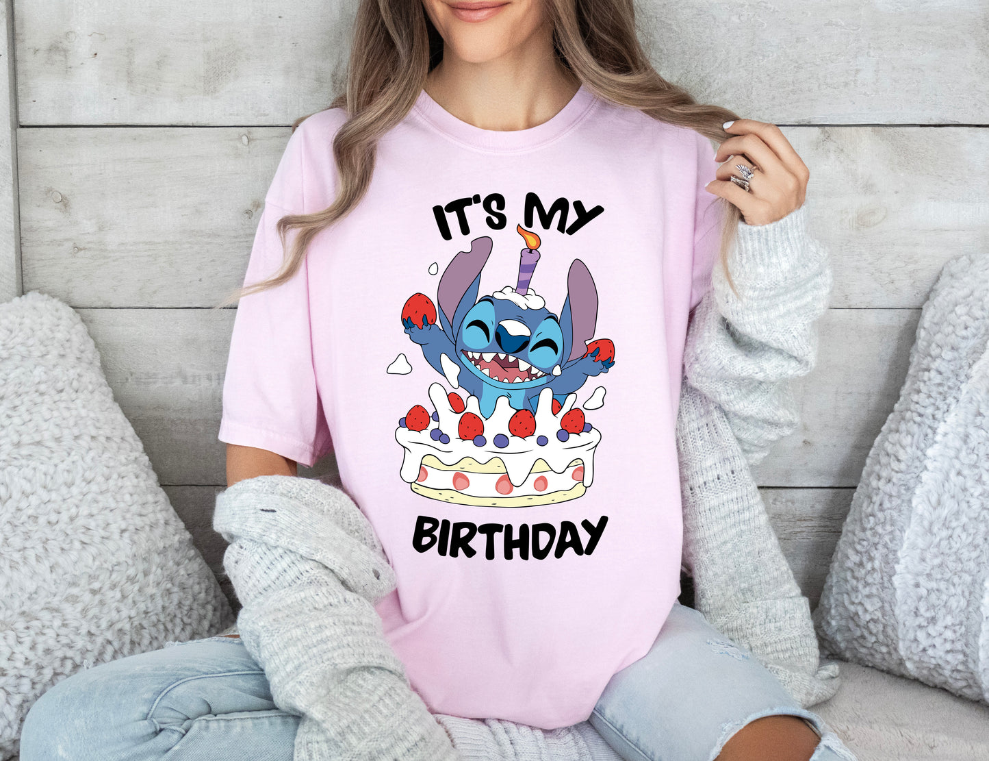 Comfort Color T-Shirt, Its My Birthday Stitch Shirt, Disney Stitch Birthday Shirt-newamarketing
