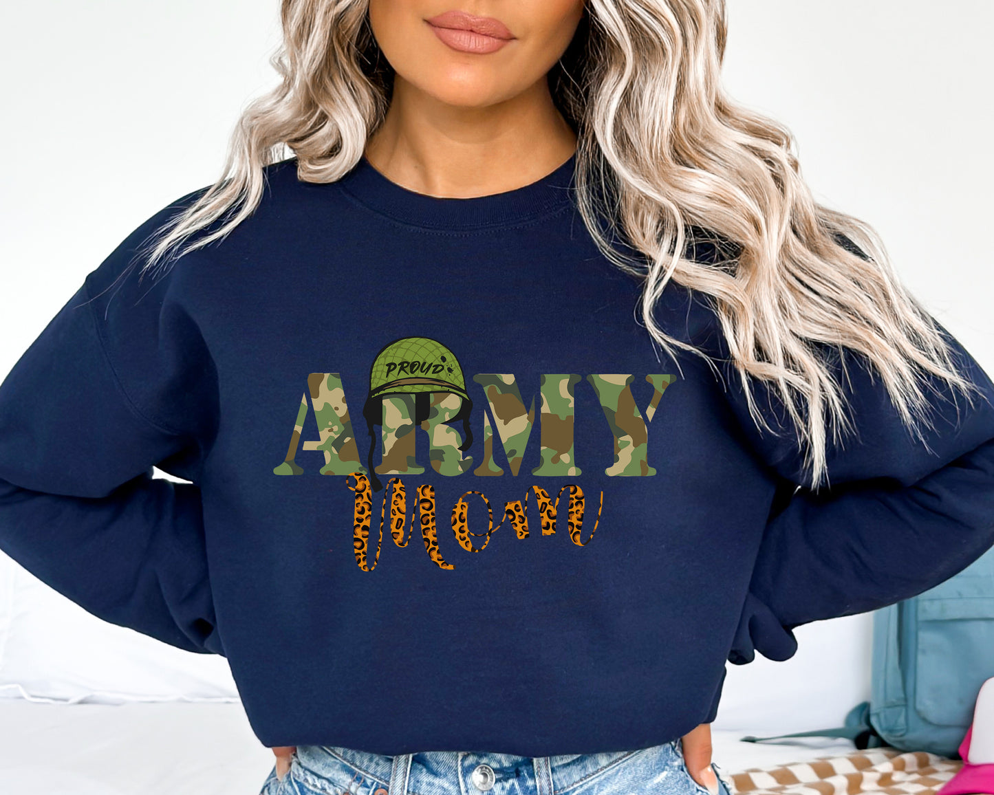 Army Mom Sweatshirt, Gifts For Army Mom, Proud Army Mom Hoodie-newamarketing