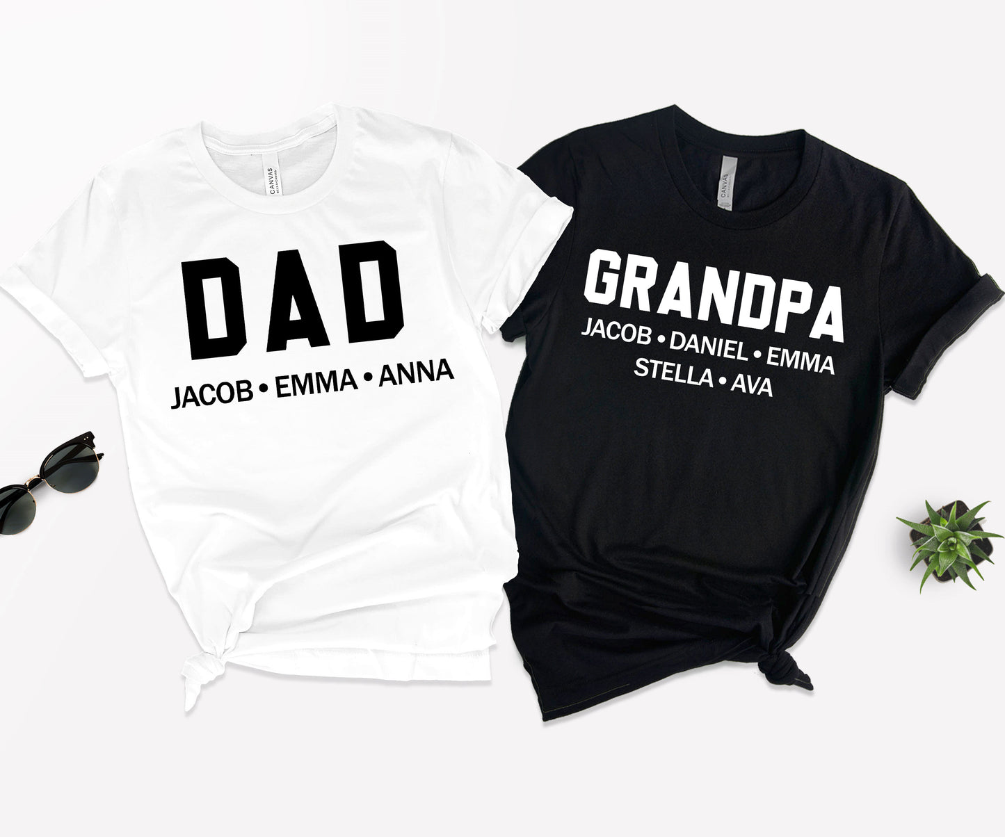 Custom Grandpa Shirt, Custom Father's Day Shirts, Custom Grandpa Dad Shirt-newamarketing