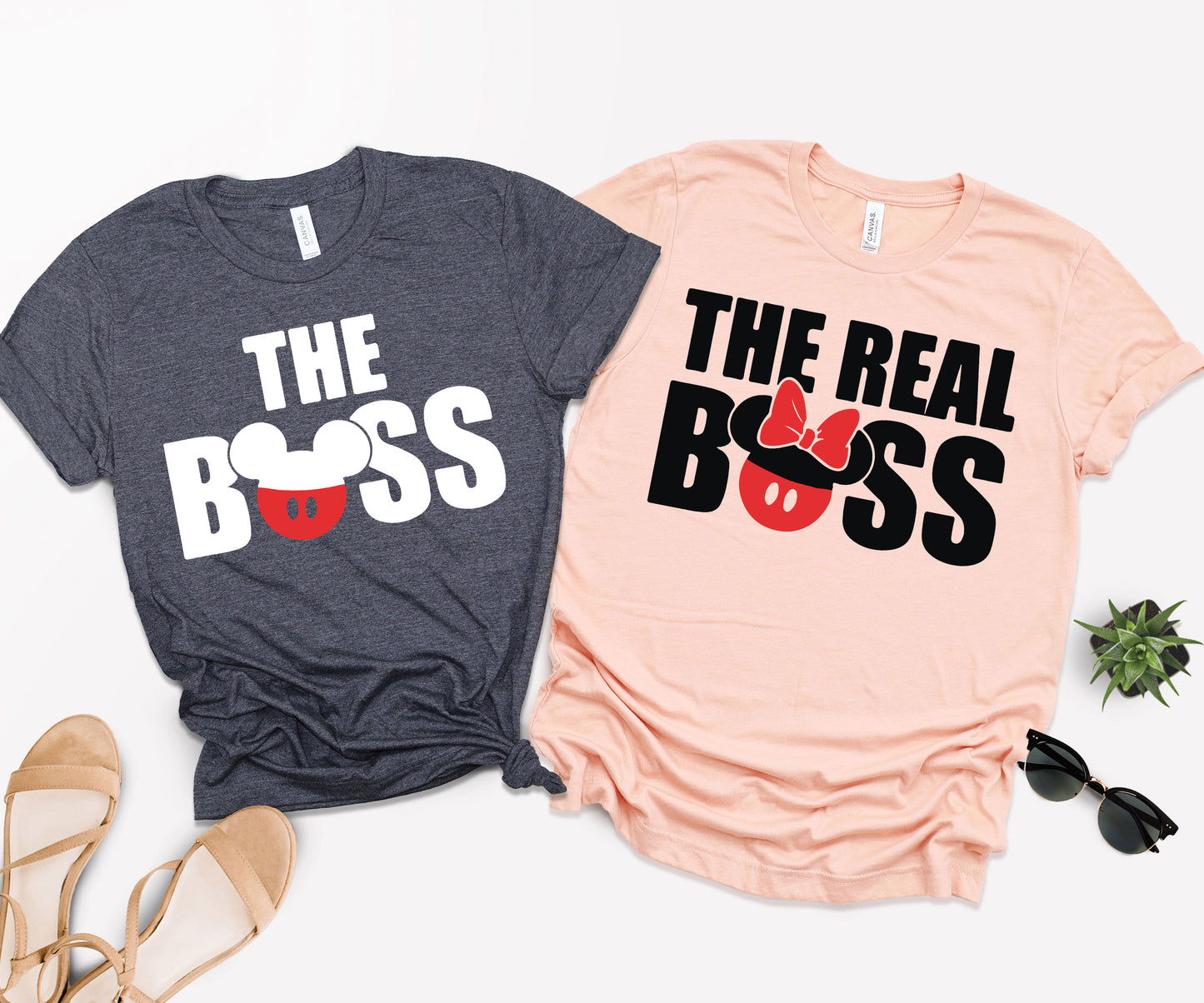 The Boss Shirt, Couple Disney Shirts, The Real Boss T-Shirt-newamarketing
