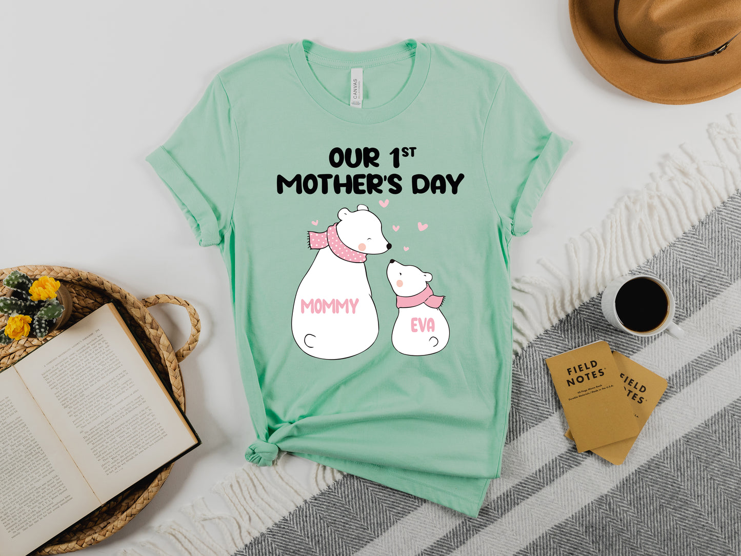 Our 1st Mother's Day Shirt, Custom Mom Matching Shirts, First Mothers Day Shirt-newamarketing