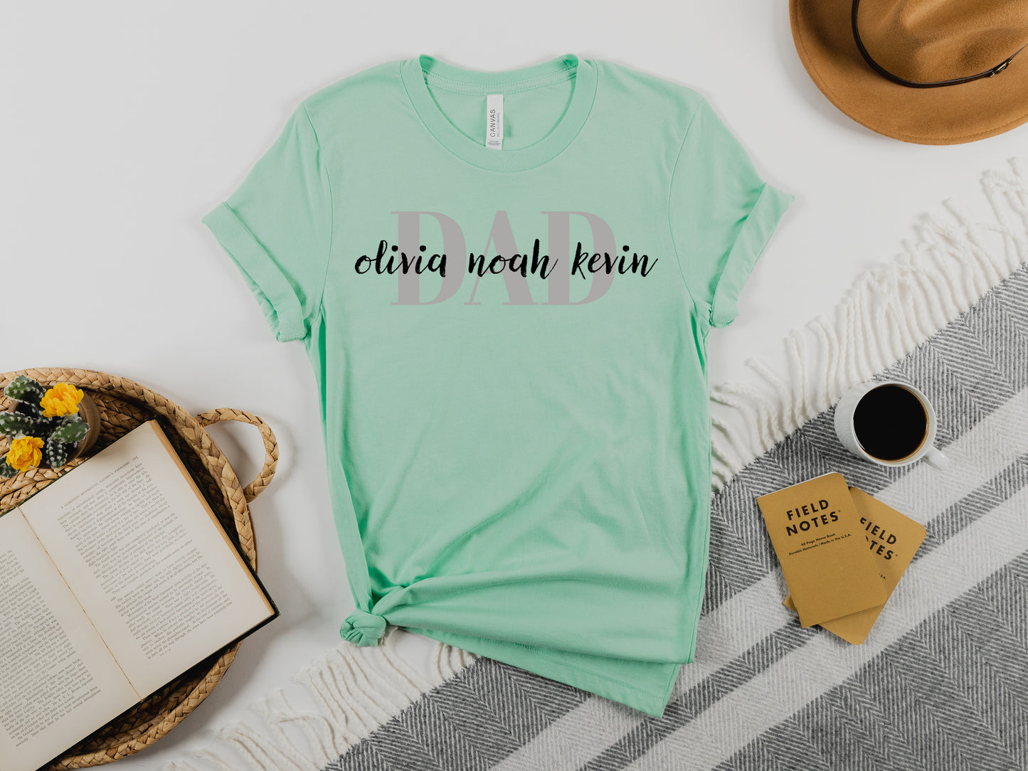 Custom Dad Shirt, Custom Dad Shirt with Kids Names, Father's Day Shirt-newamarketing
