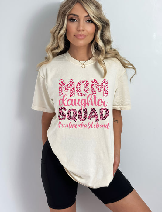 Mom Daughter Squad Shirt, Unbreakable Bond Shirt, Comfort Colors Tee-newamarketing
