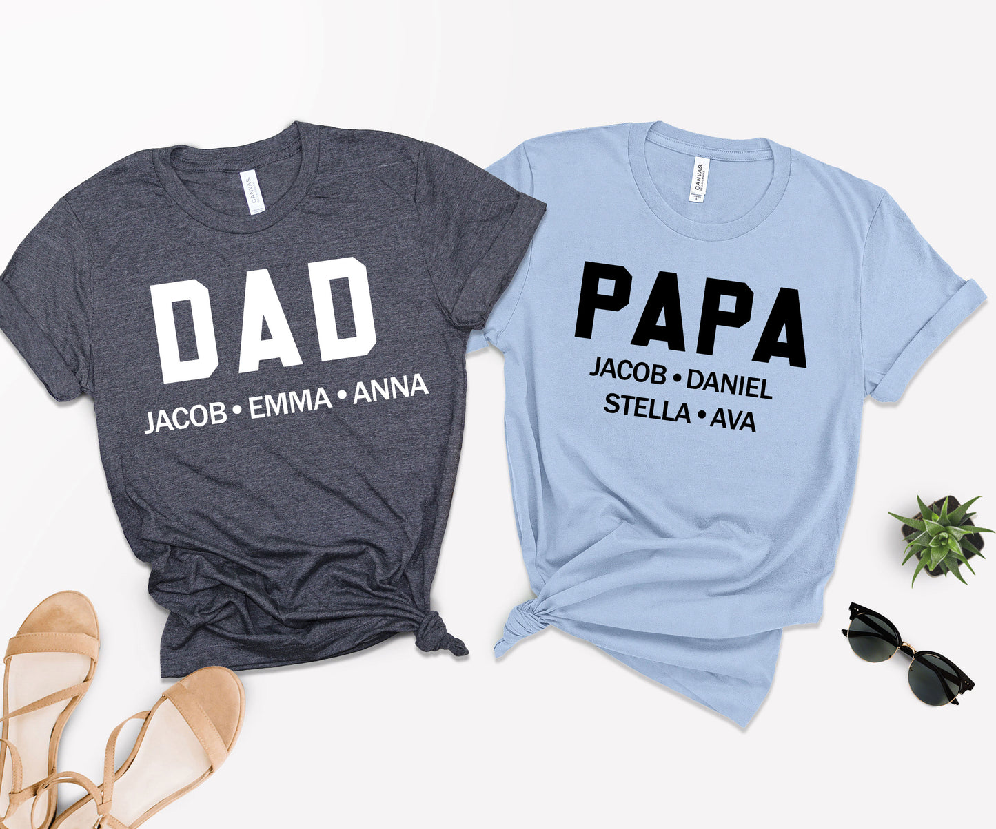 Custom Grandpa Shirt, Custom Father's Day Shirts, Custom Grandpa Dad Shirt-newamarketing