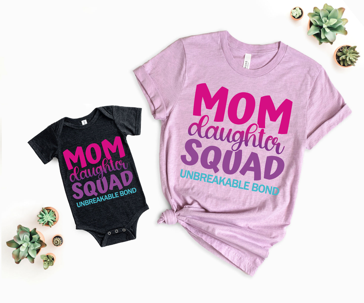 Mom Daughter Squad Shirts, A Mother and Daughter Bond Shirts, Mom Squad Shirts-newamarketing