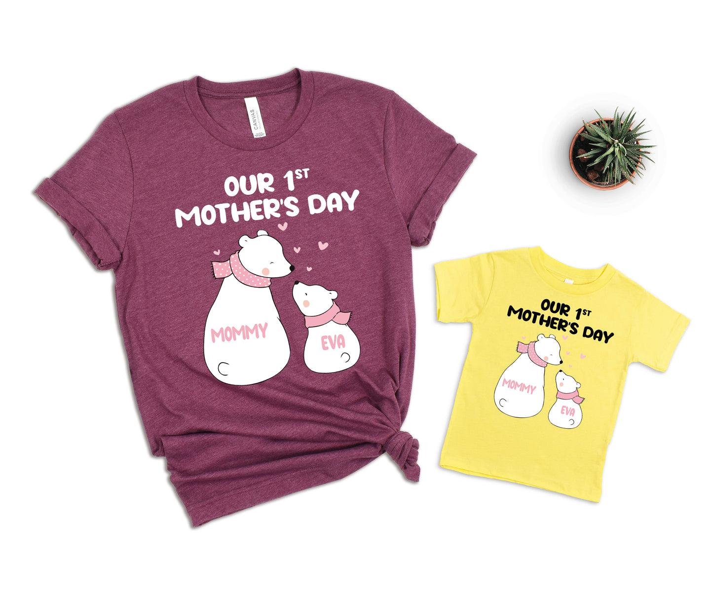 Our 1st Mother's Day Shirt, Custom Mom Matching Shirts, First Mothers Day Shirt-newamarketing