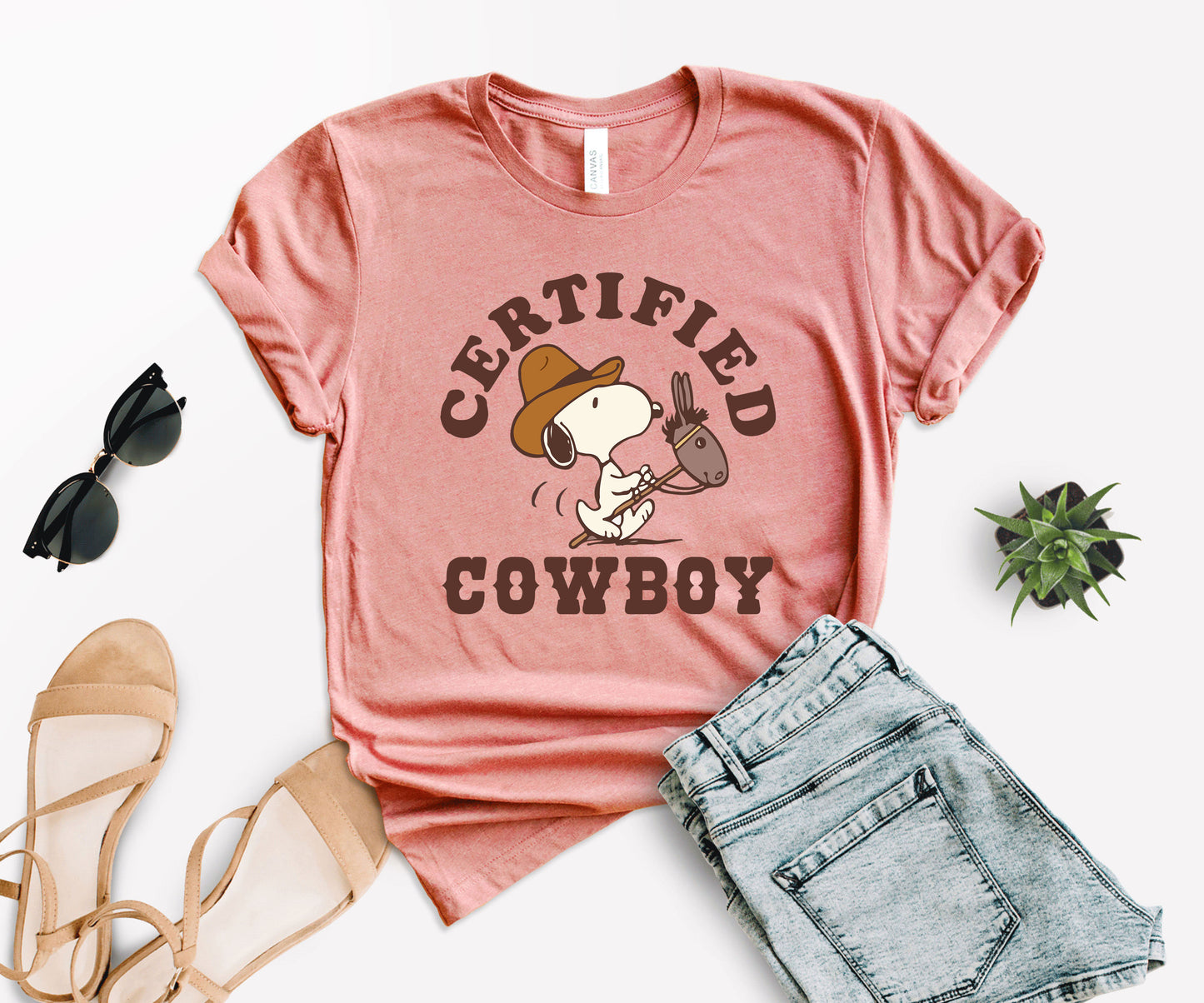 Snoopy Cowboy Shirt, T-Shirt Cowboy, Certified Shirt-newamarketing