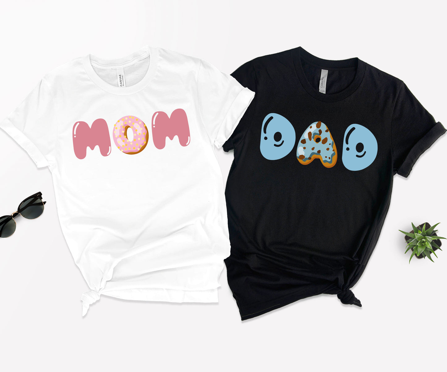Mom and Dad Shirt, Donut Shirt, Funny Donut Shirts-newamarketing