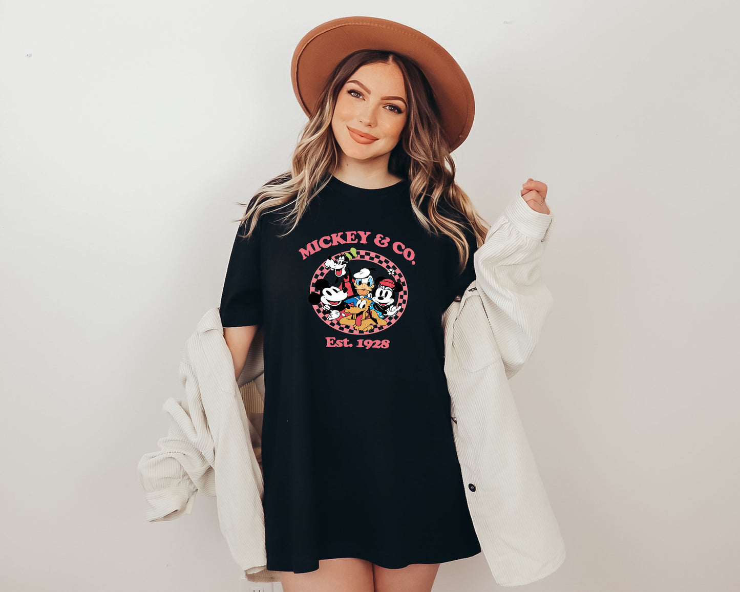 Mickey & Co Shirt, Mickey Mouse, Vintage Mickey And Friends Shirt-newamarketing