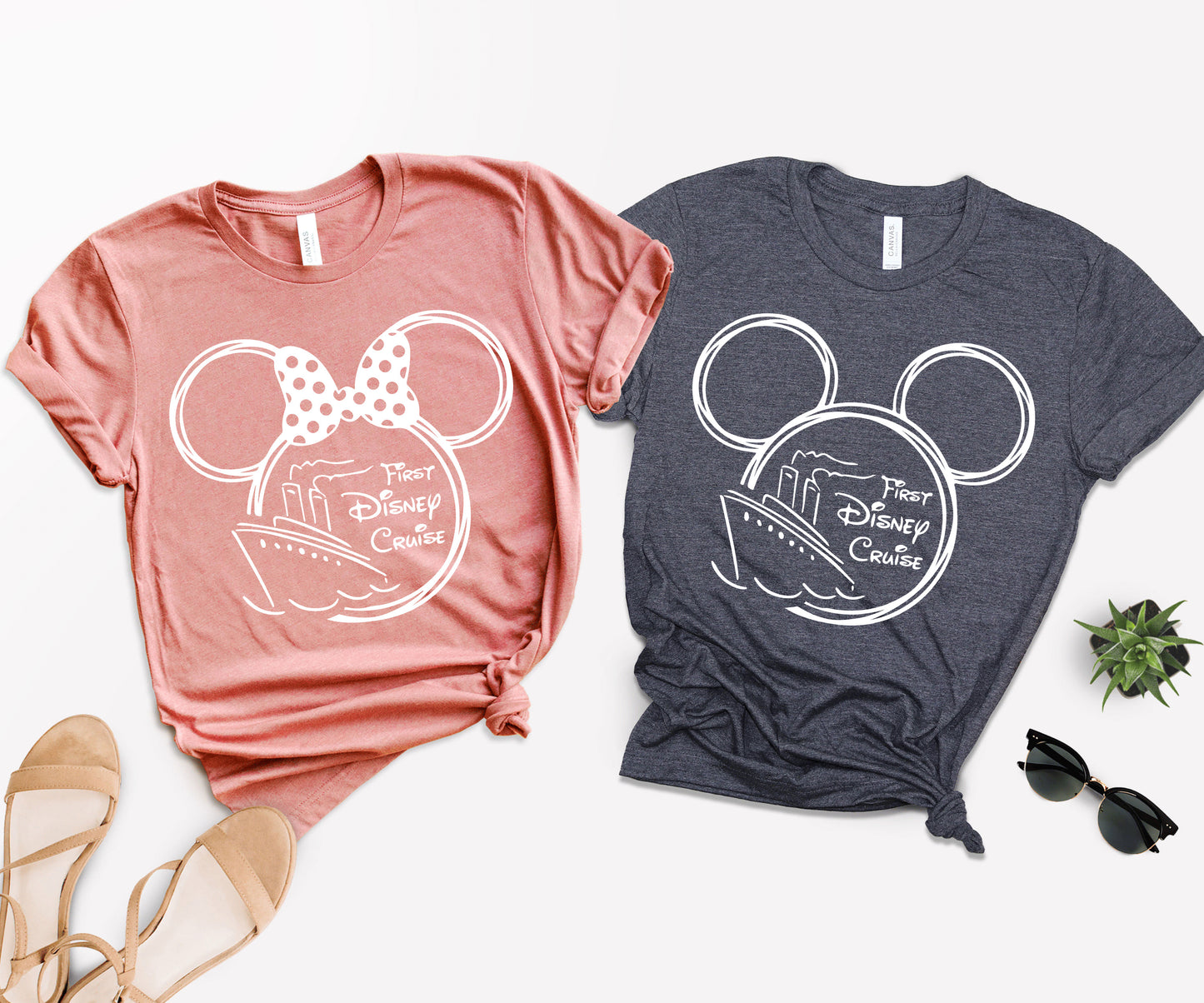 First Disney Cruise Shirt, Disney Family Vacation Shirts, Matching Cruise Shirts-newamarketing