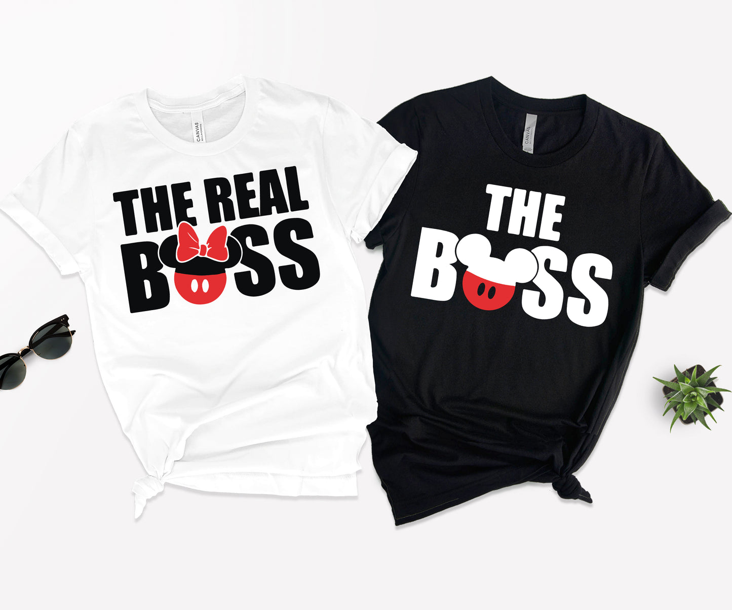 The Boss Shirt, Couple Disney Shirts, The Real Boss T-Shirt-newamarketing