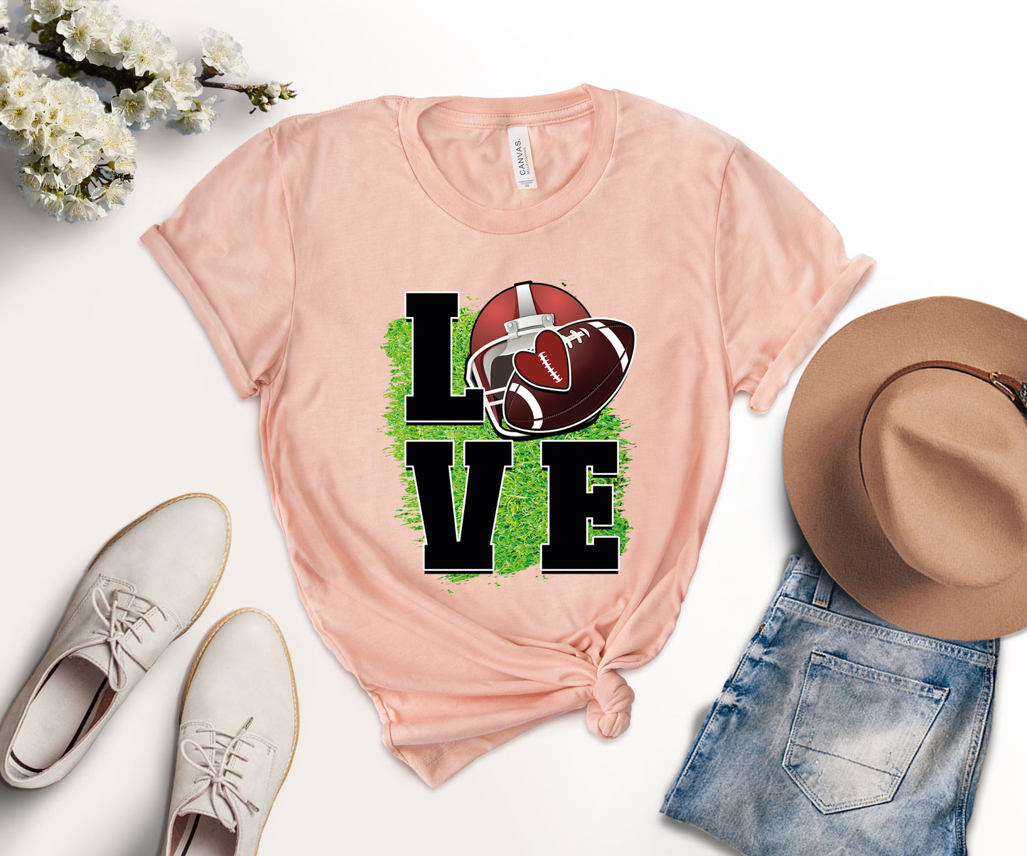 Football Love Shirt, American Football Shirt, Game Day T-Shirts-newamarketing