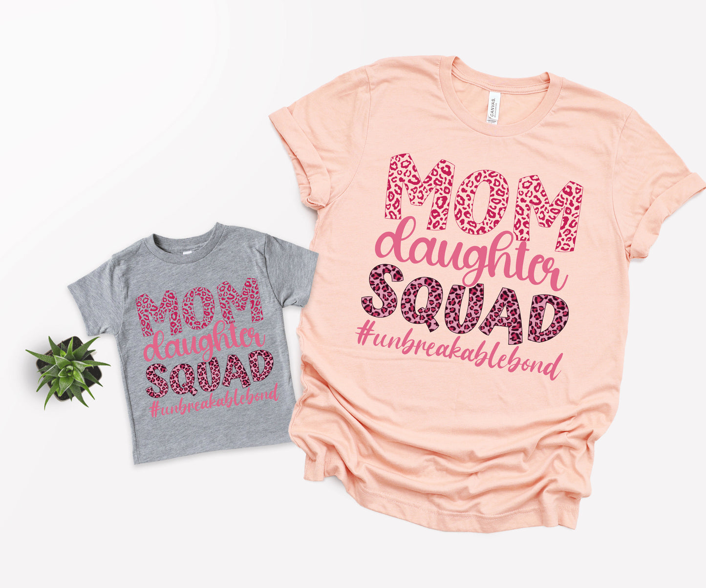 Mom Daughter Squad Shirts, Matching Mommy and Me Outfits, Mom Squad Shirts-newamarketing