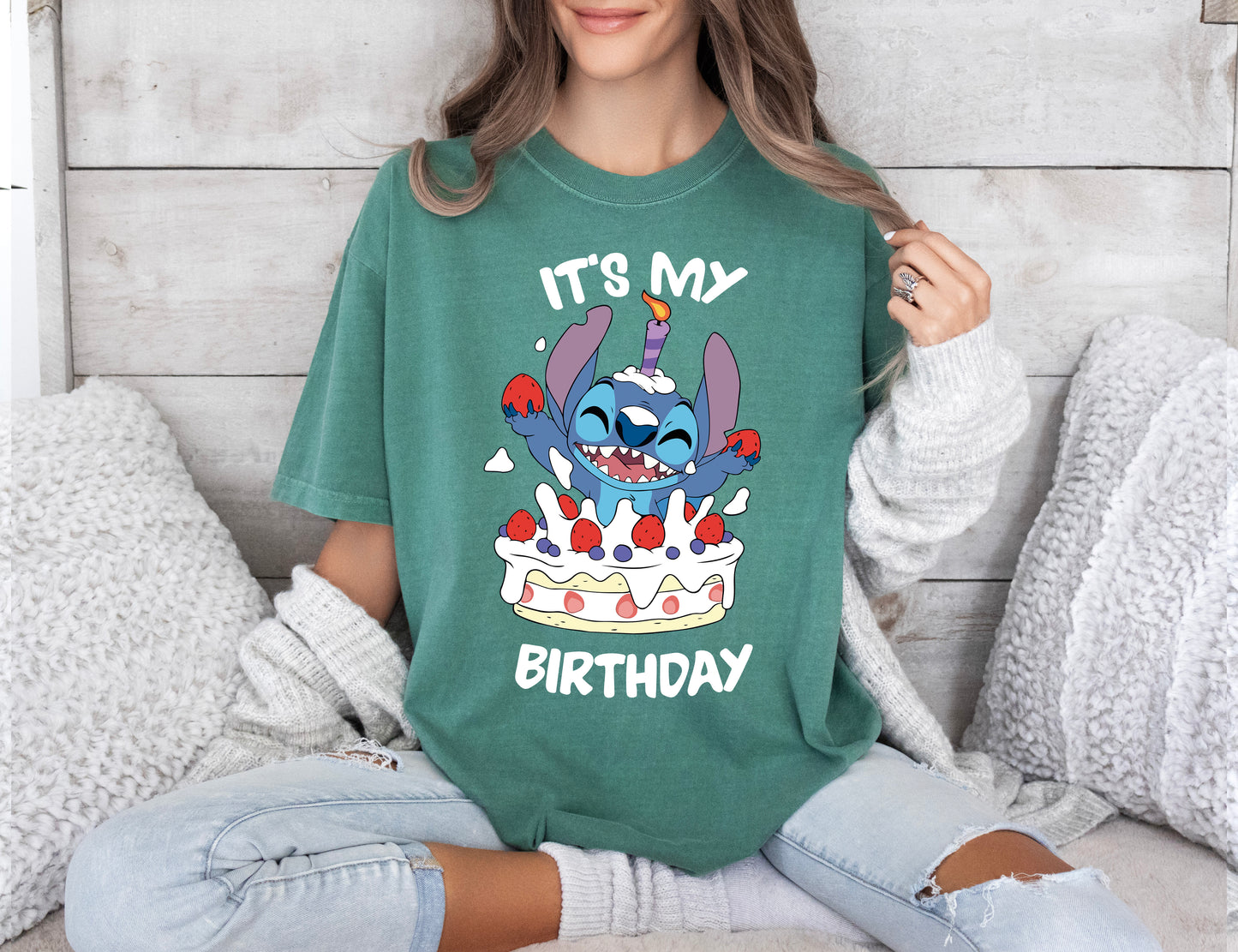 Comfort Color T-Shirt, Its My Birthday Stitch Shirt, Disney Stitch Birthday Shirt-newamarketing