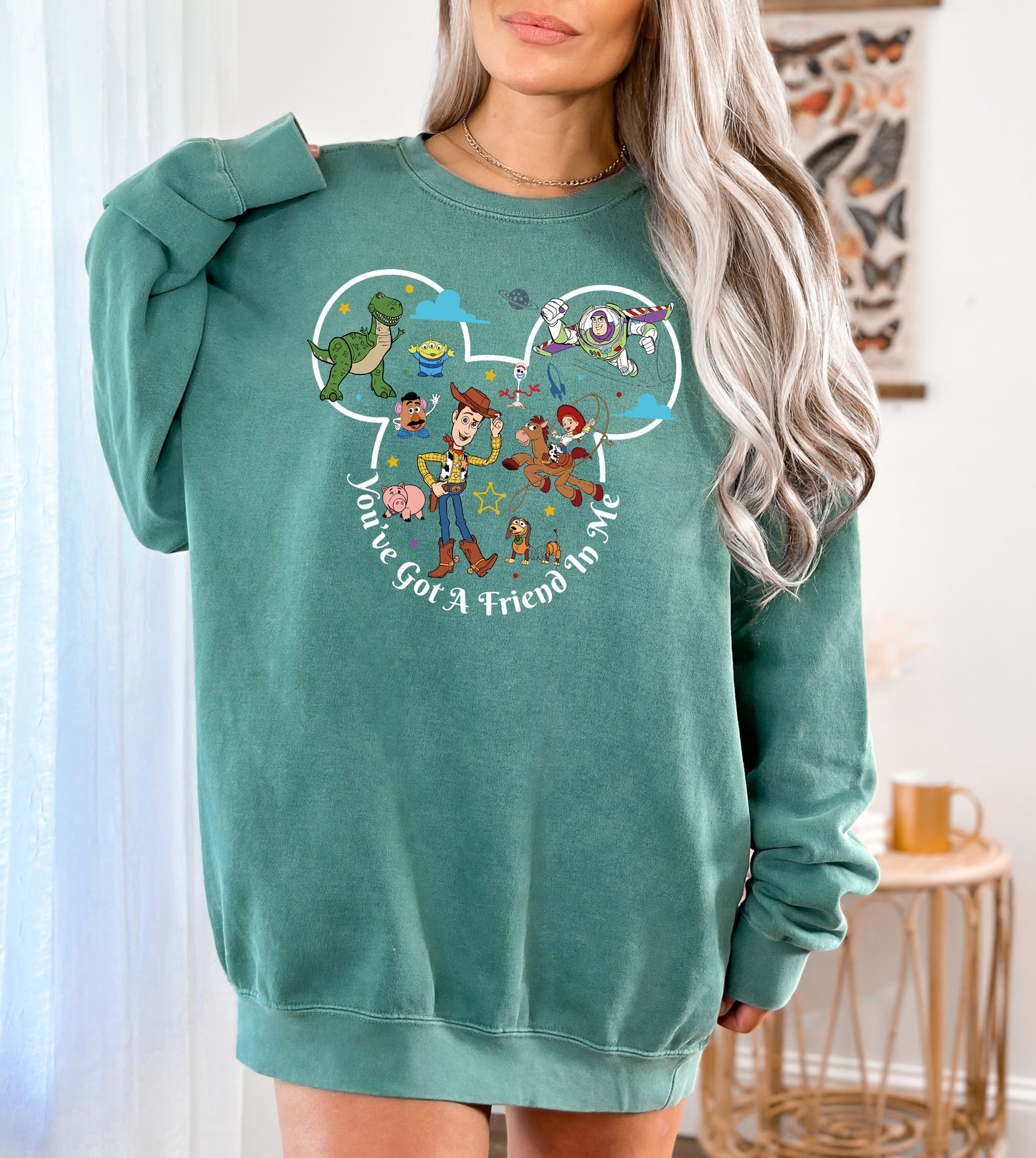 Comfort Color Sweatshirt, Toy Story Sweatshirt, Disney Store Sweatshirt-newamarketing
