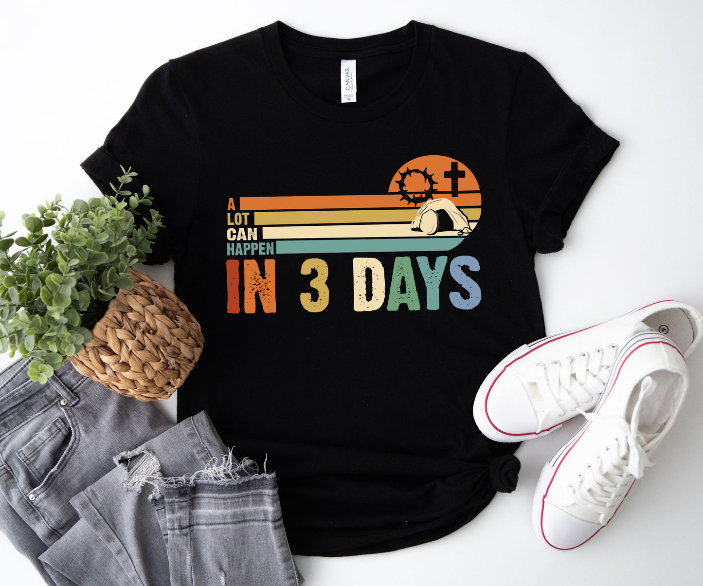 A Lot Can Happen In 3 Days Shirt, Happy Easter Shirt, In 3 Days Shirt-newamarketing