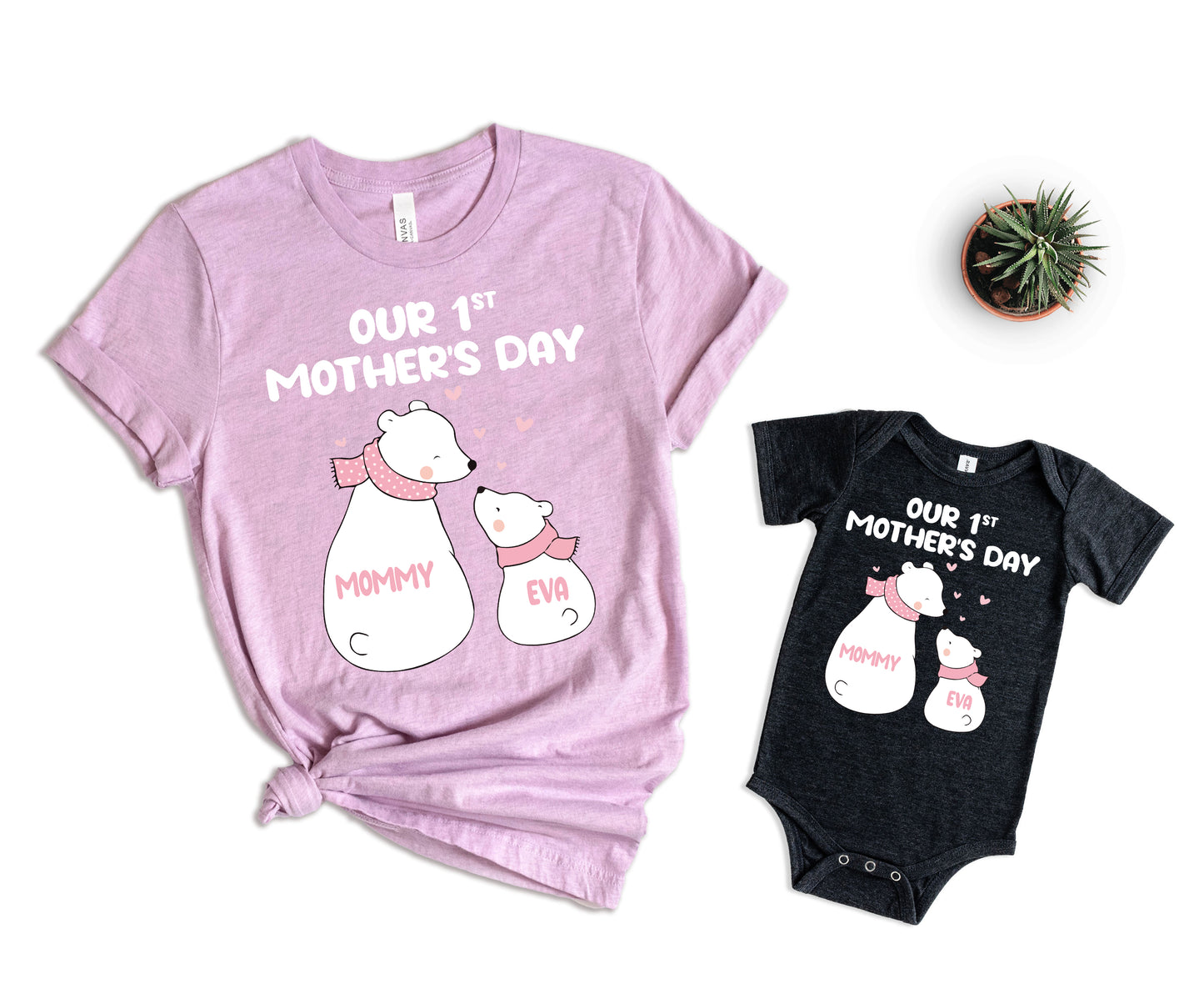 Our 1st Mother's Day Shirt, Custom Mom Matching Shirts, First Mothers Day Shirt-newamarketing