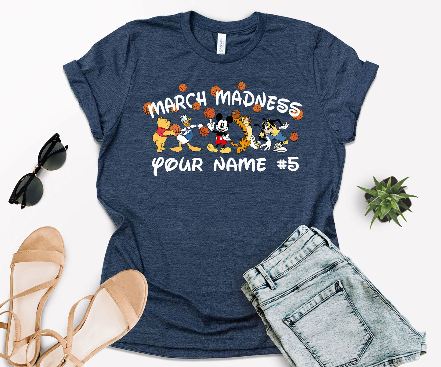 Custom March Madness T-Shirt, Mickey Mouse Basketball Shirt, Shirt Madness-newamarketing
