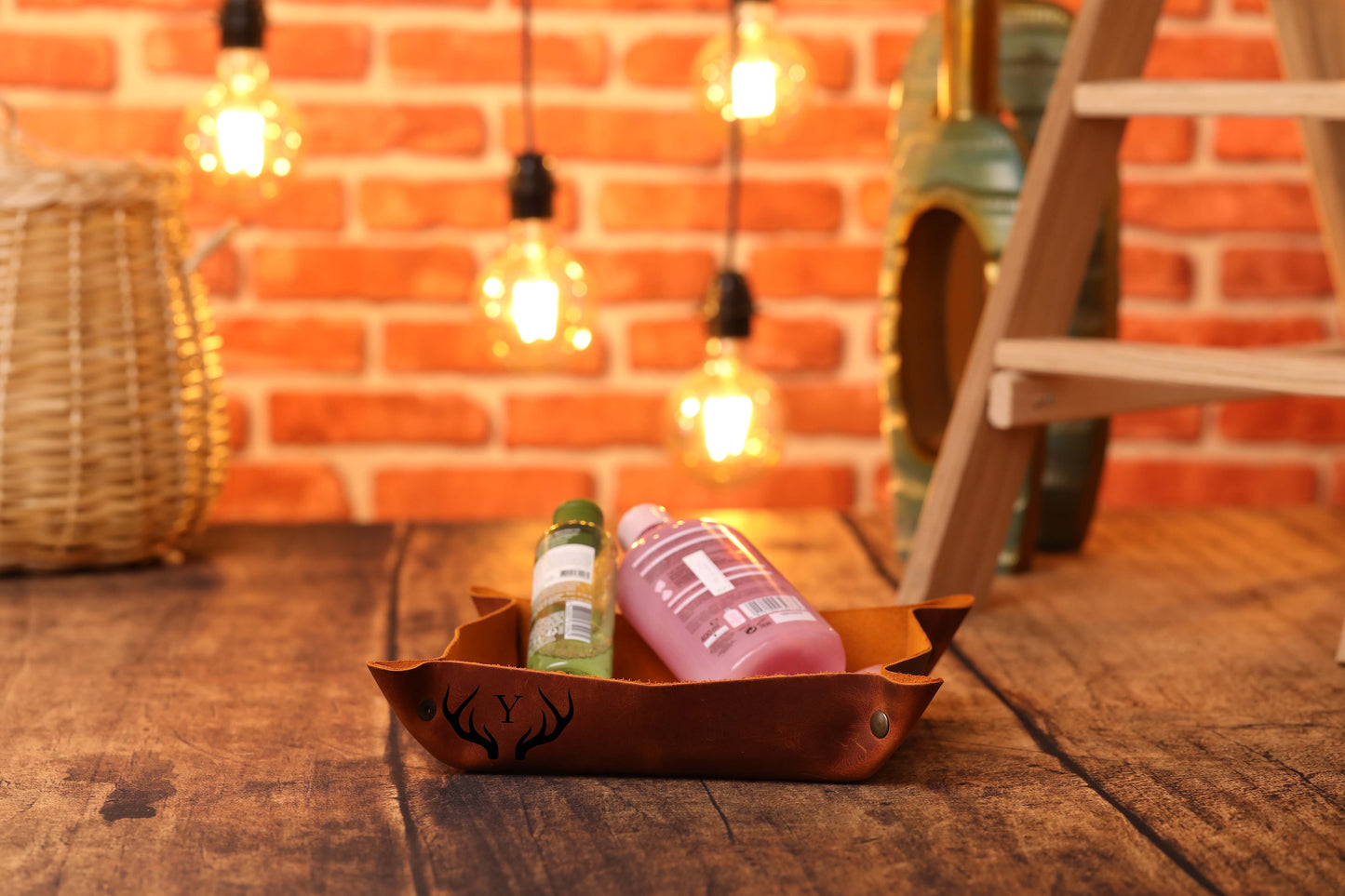 Leather Desk Tray, Leather Valet Tray, Custom Leather Tray-newamarketing